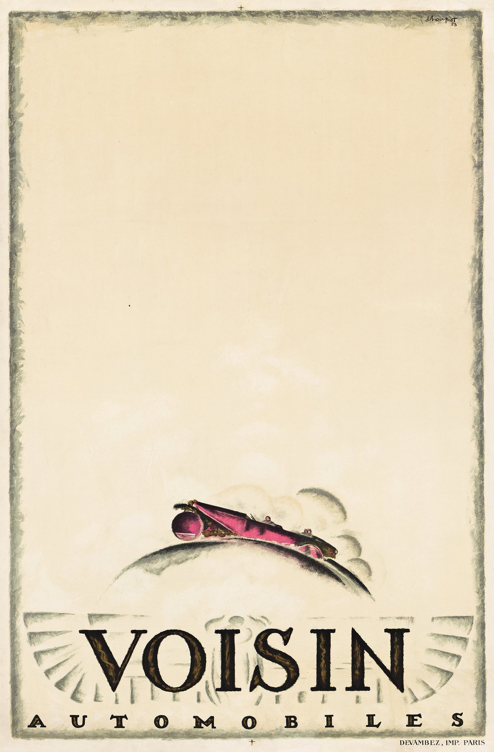 Charles Loupot, Voisin. 1923. (1 of 1)