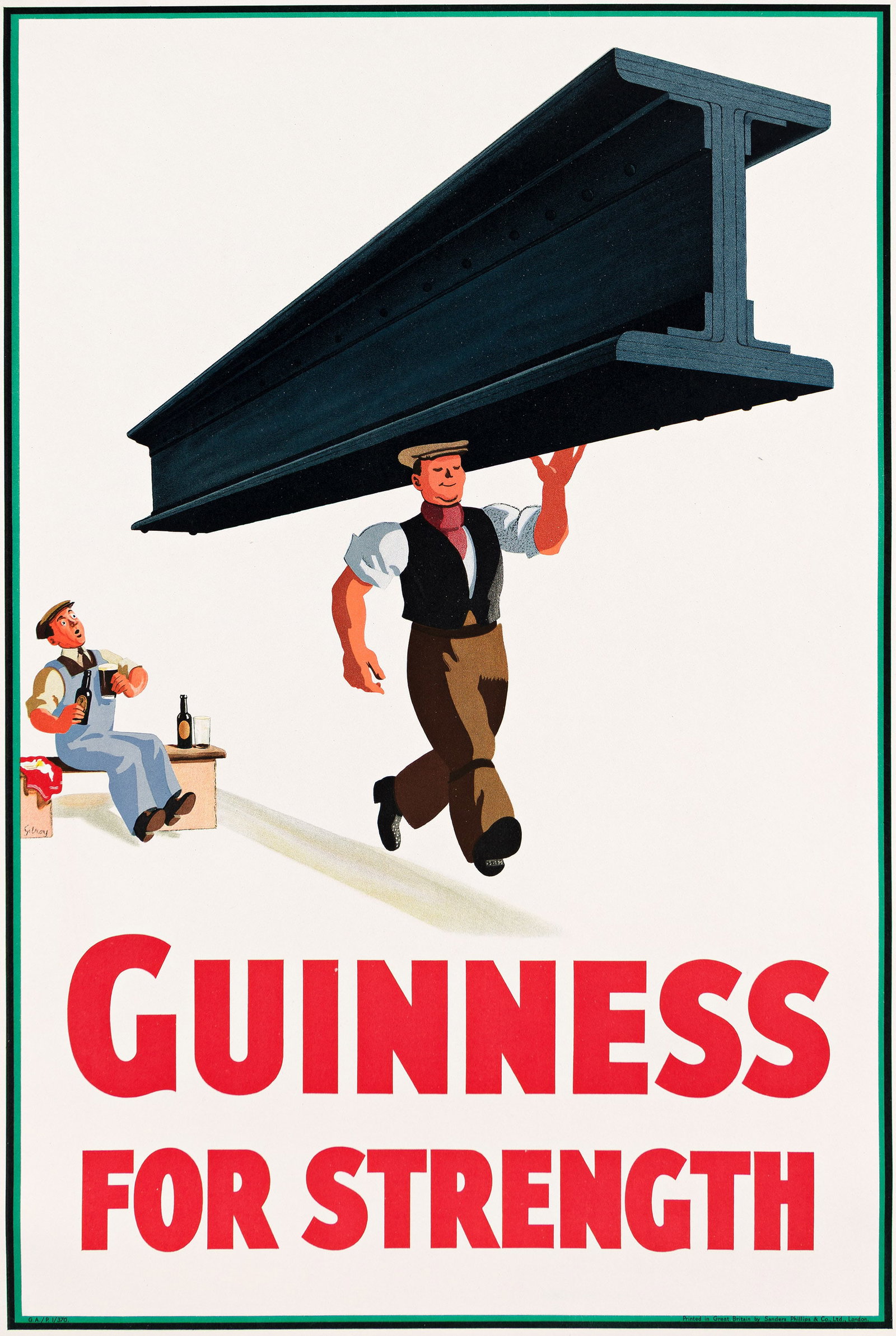 John Gilroy, Guinness for Strength. 1934. (1 of 1)
