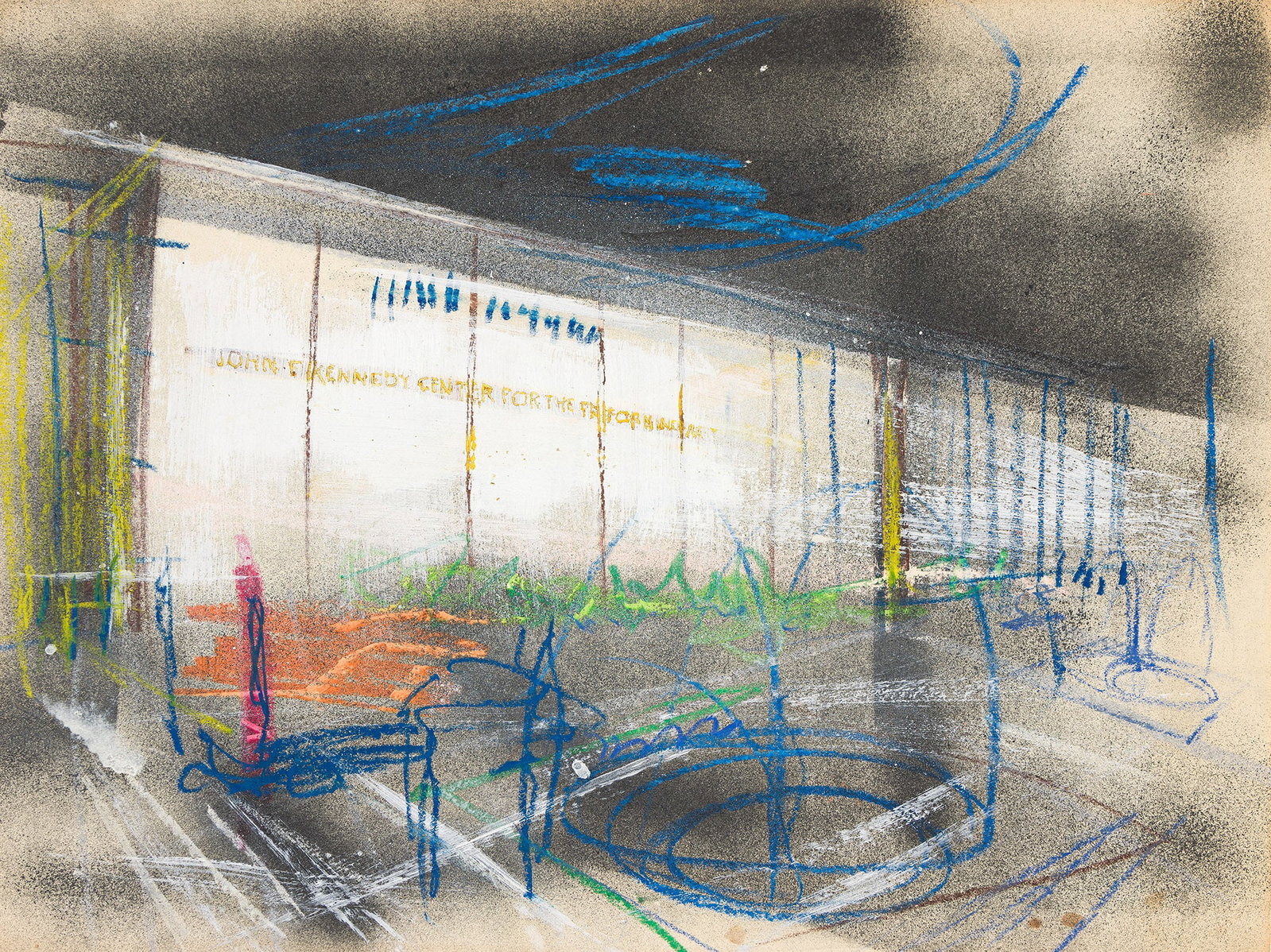 Robert Berks (1922-2011), Four works on paper relating to John F. Kennedy and The John F. Kennedy (1 of 4)