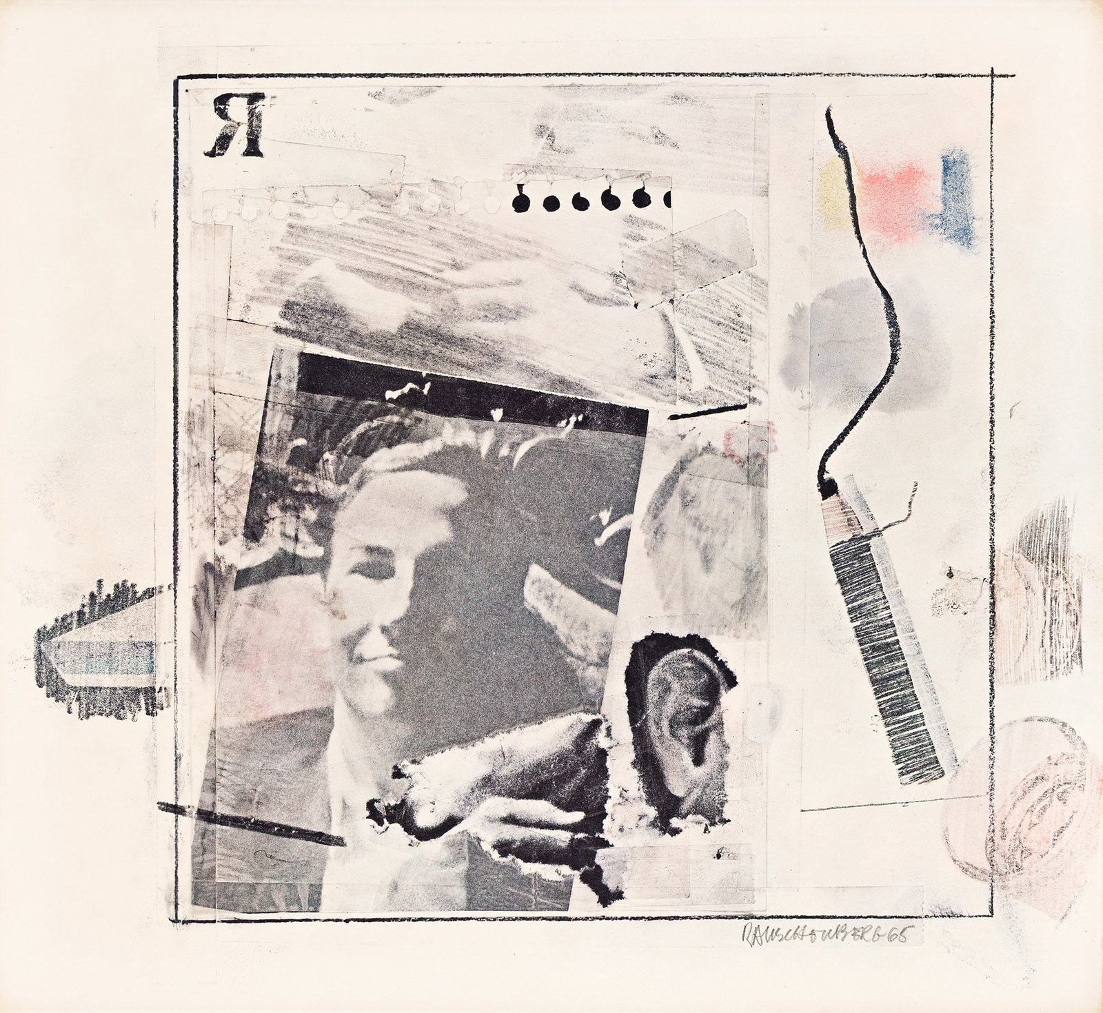 Robert Rauschenberg (1925-2008), Dwan Gallery Poster, 1965. (1 of 1)