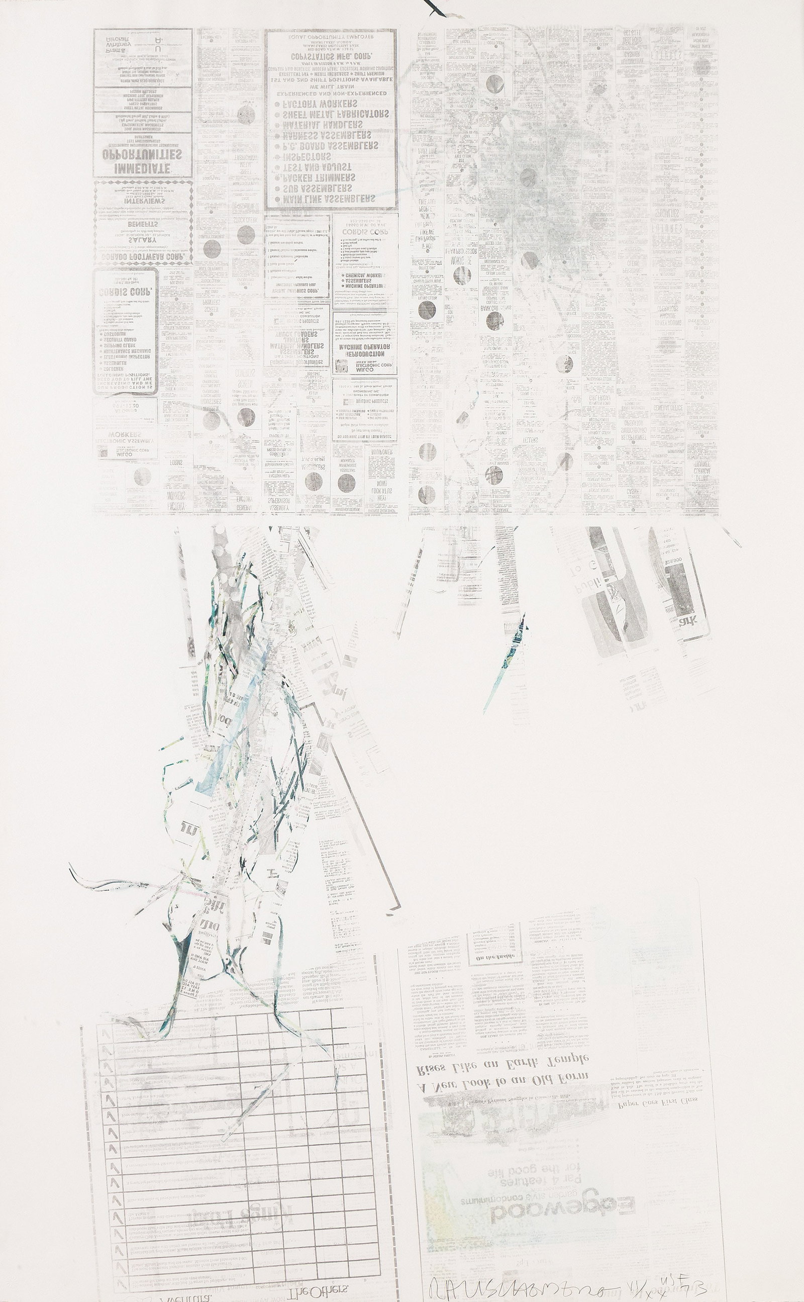 Robert Rauschenberg (1925-2008), Peanuts, 1973. (1 of 1)