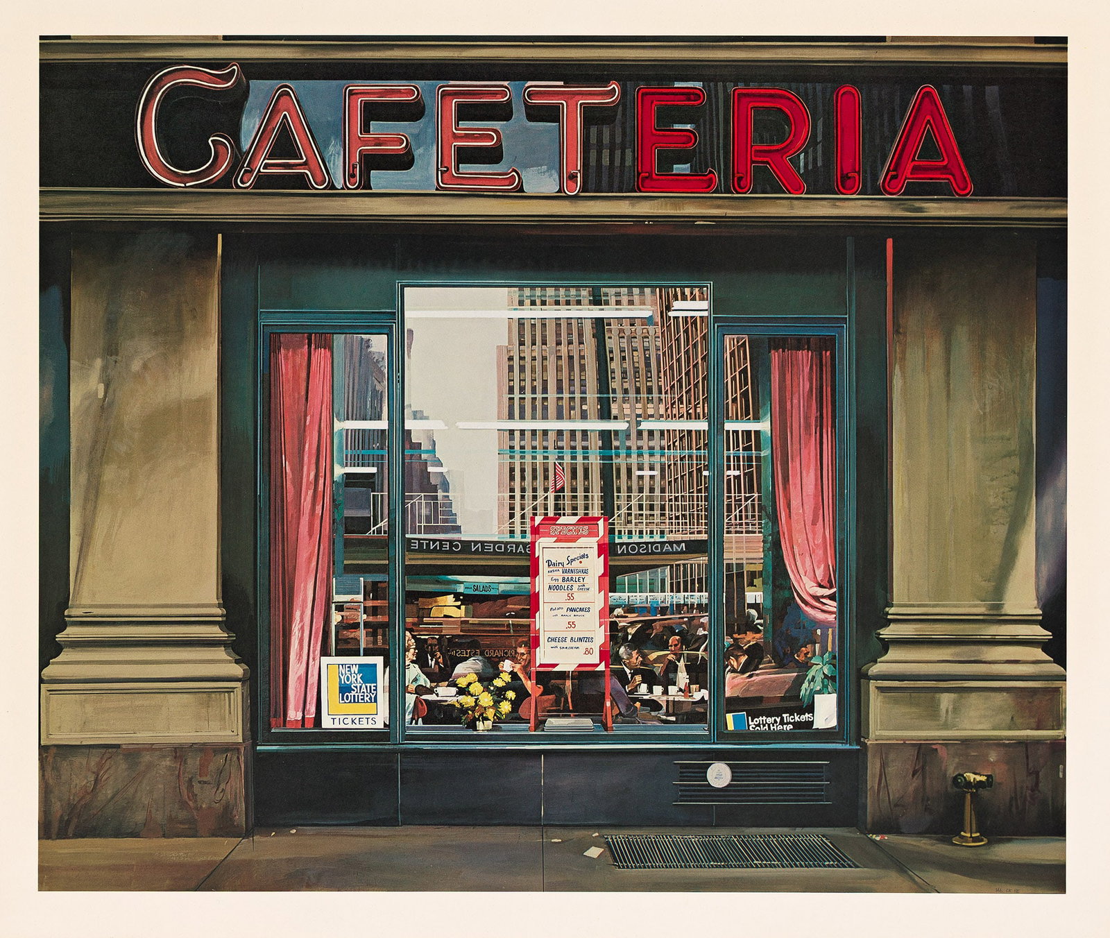 Richard Estes (b. 1932), Cafeteria, 1970. (1 of 1)
