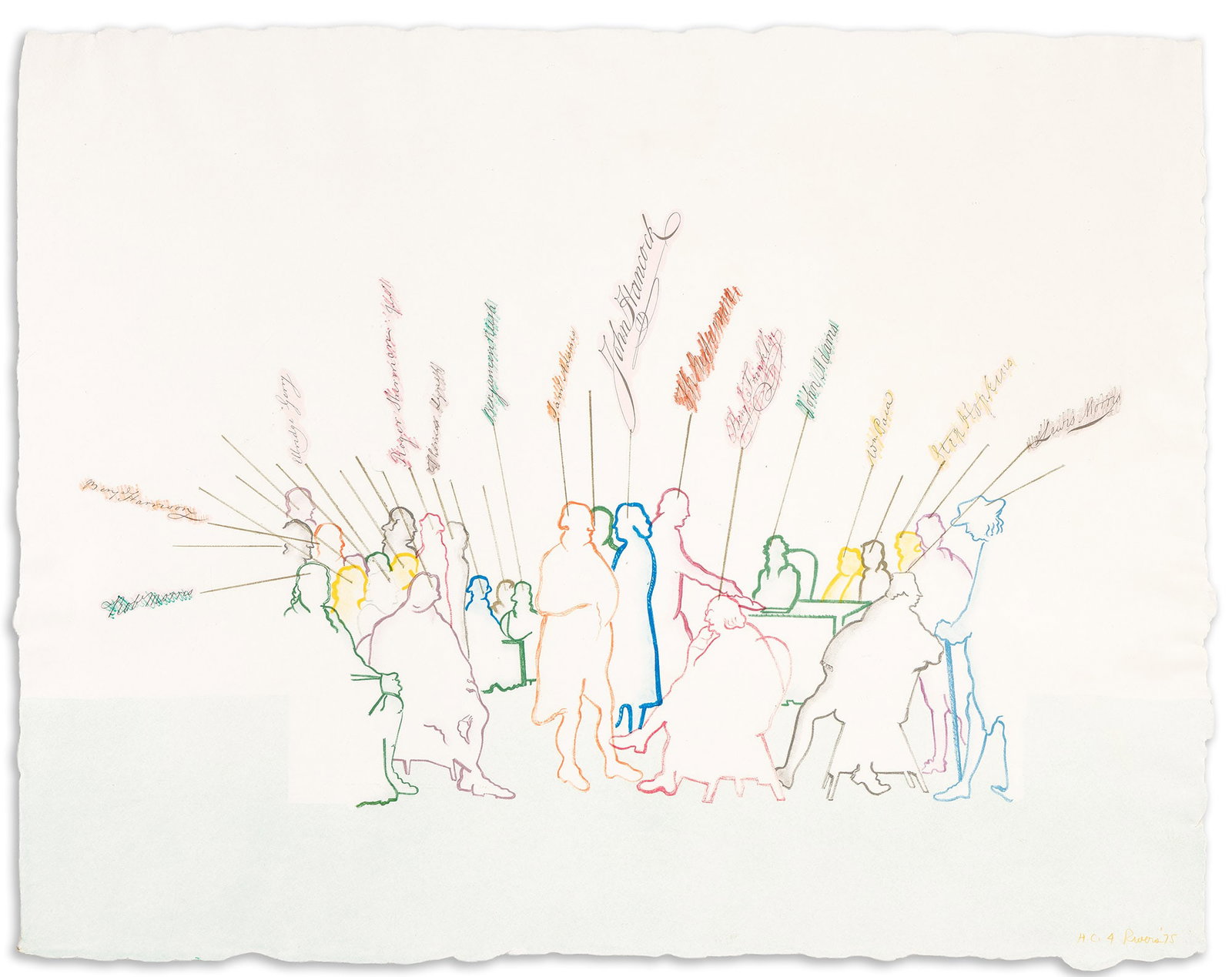 Larry Rivers (1923-2002), An Outline of History, 1975. (1 of 1)
