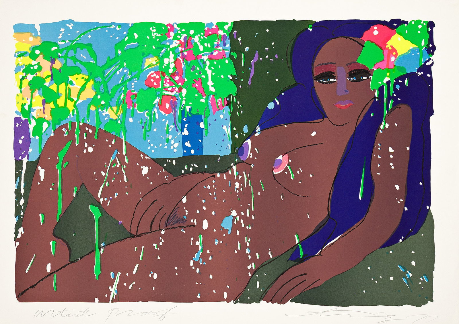 Walasse Ting (1929-2010), Miss U.S.A., 1977. (1 of 17)