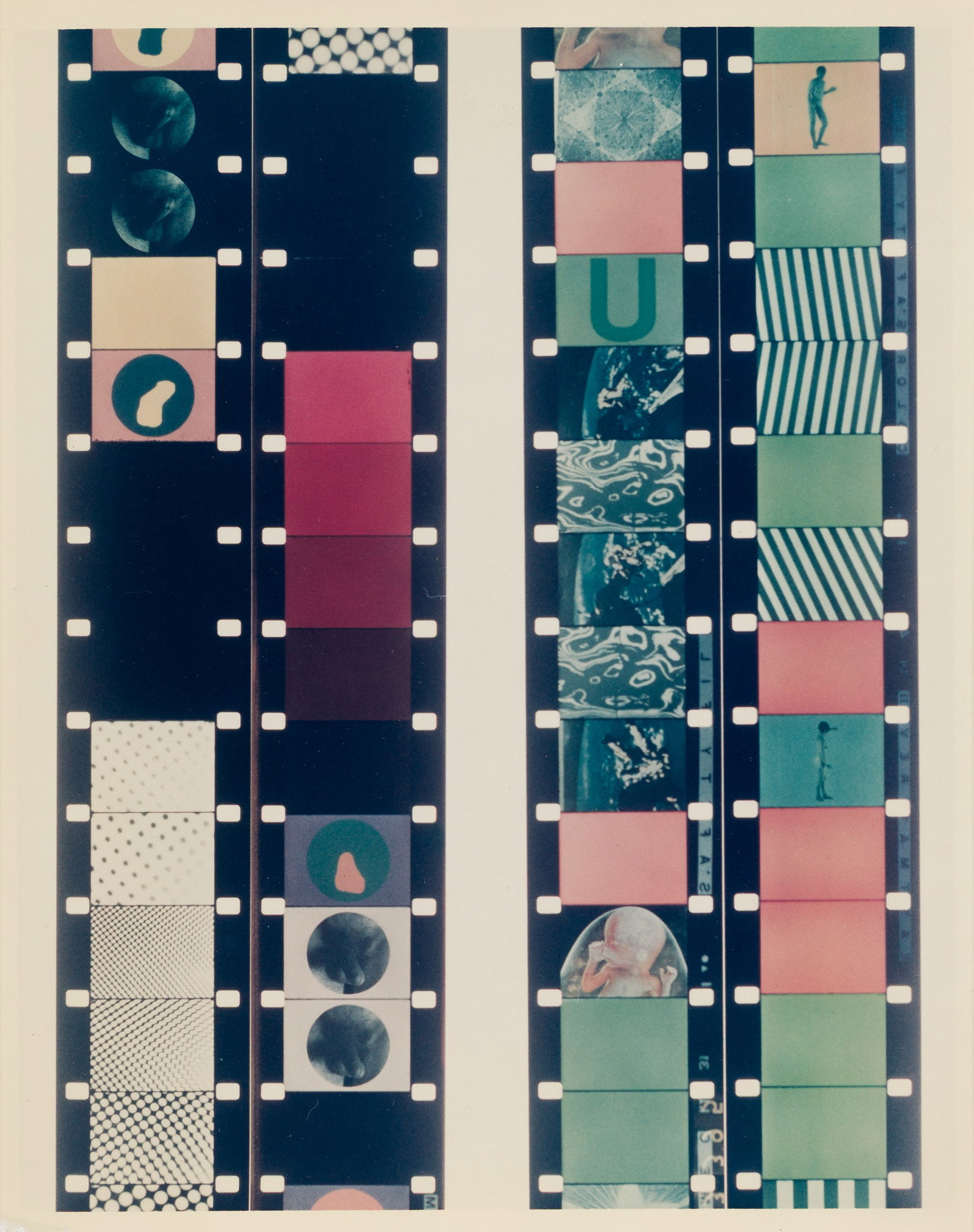 Paul Sharits (1943-1993), Contact sheets from Razor Blades, 1969. (1 of 4)