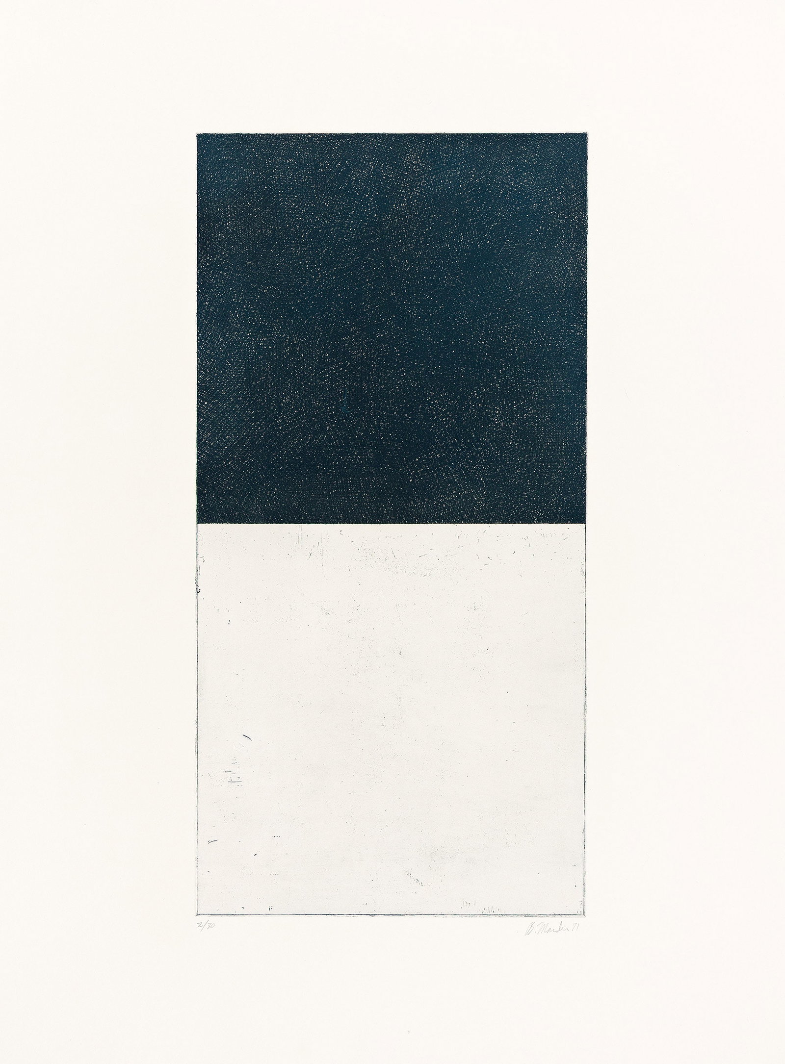 Brice Marden (1938-2023), Plate B (Ten Days), 1971-72. (1 of 1)