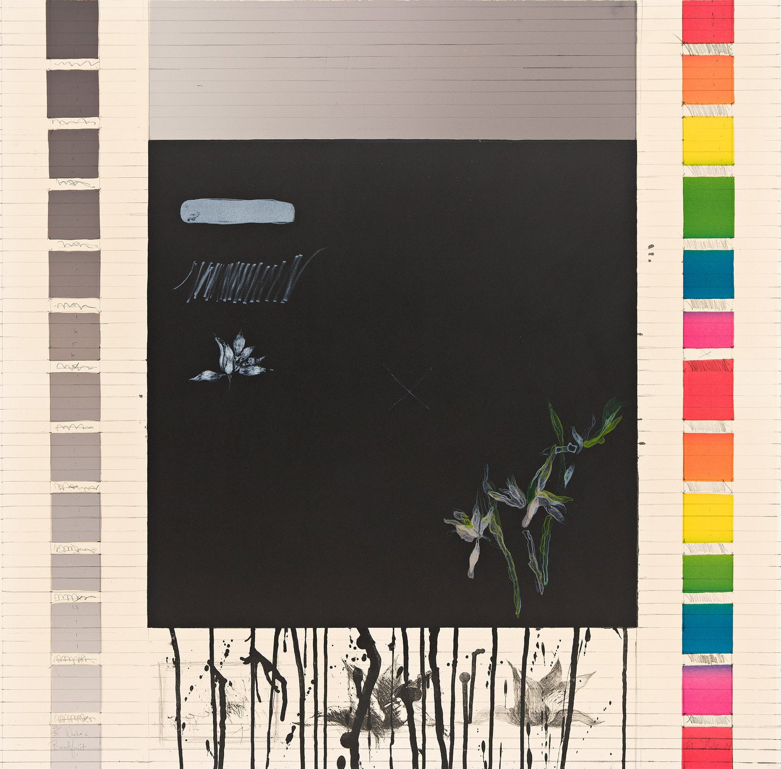 Pat Steir (1938-2026), Wish # 2, Breadfruit, 1974. (1 of 1)