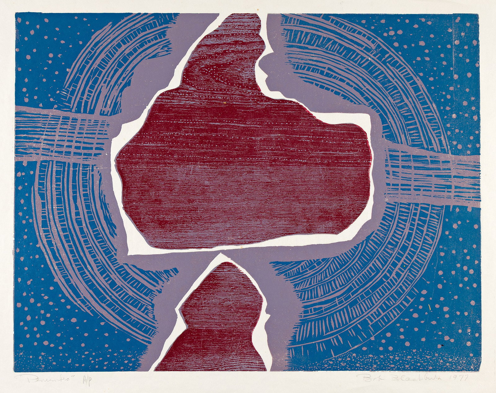 Robert Blackburn (1920-2003), Walk in the Shade (Penumbra), 1977. (1 of 1)