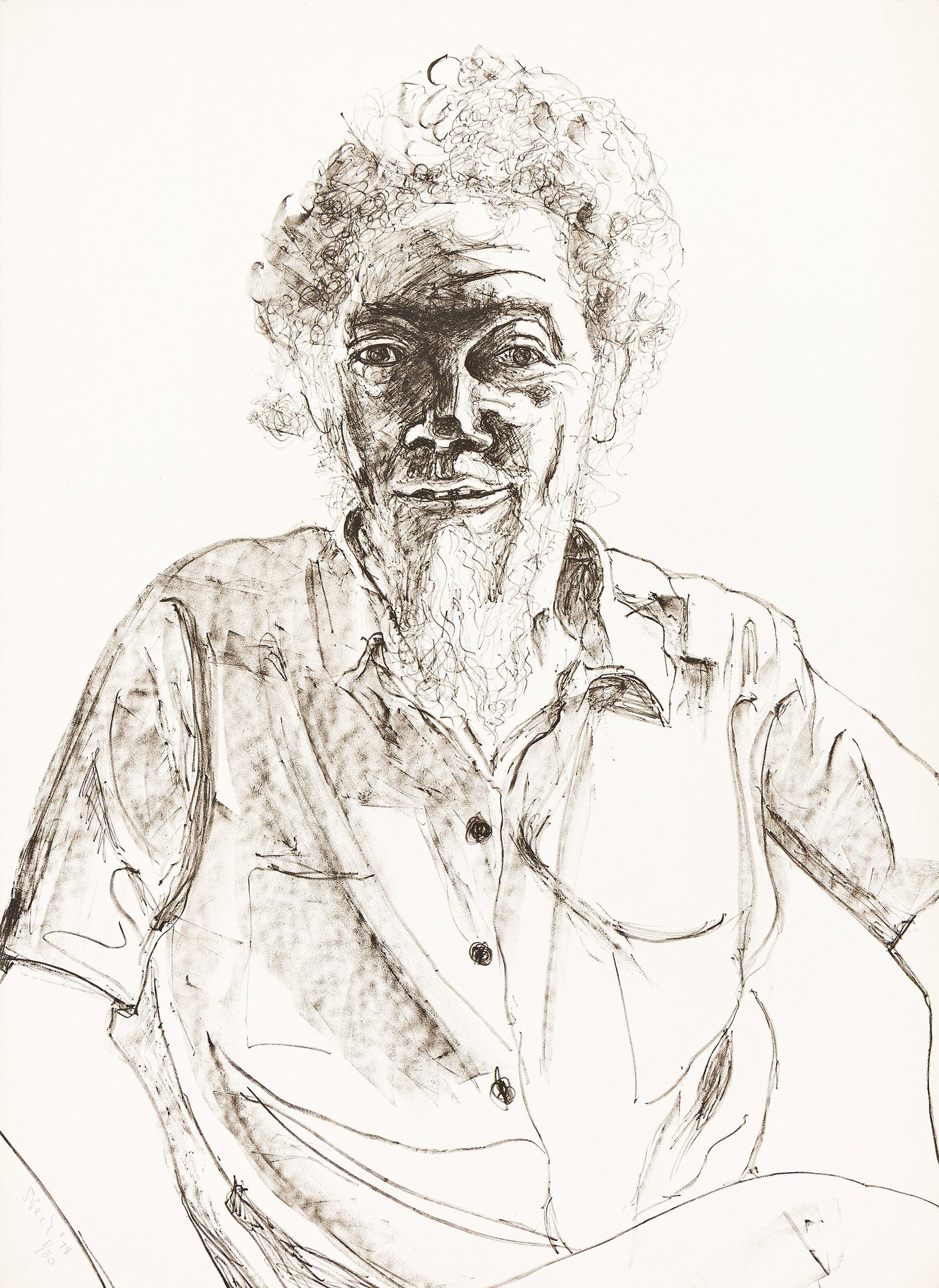 Alice Neel (1900-1984), Benny Andrews, 1978. (1 of 1)