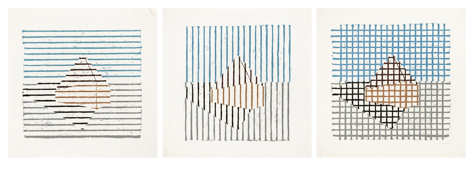 Jennifer Bartlett (1941-2022), Untitled (Graceland, State II), 1979-80. (1 of 4)