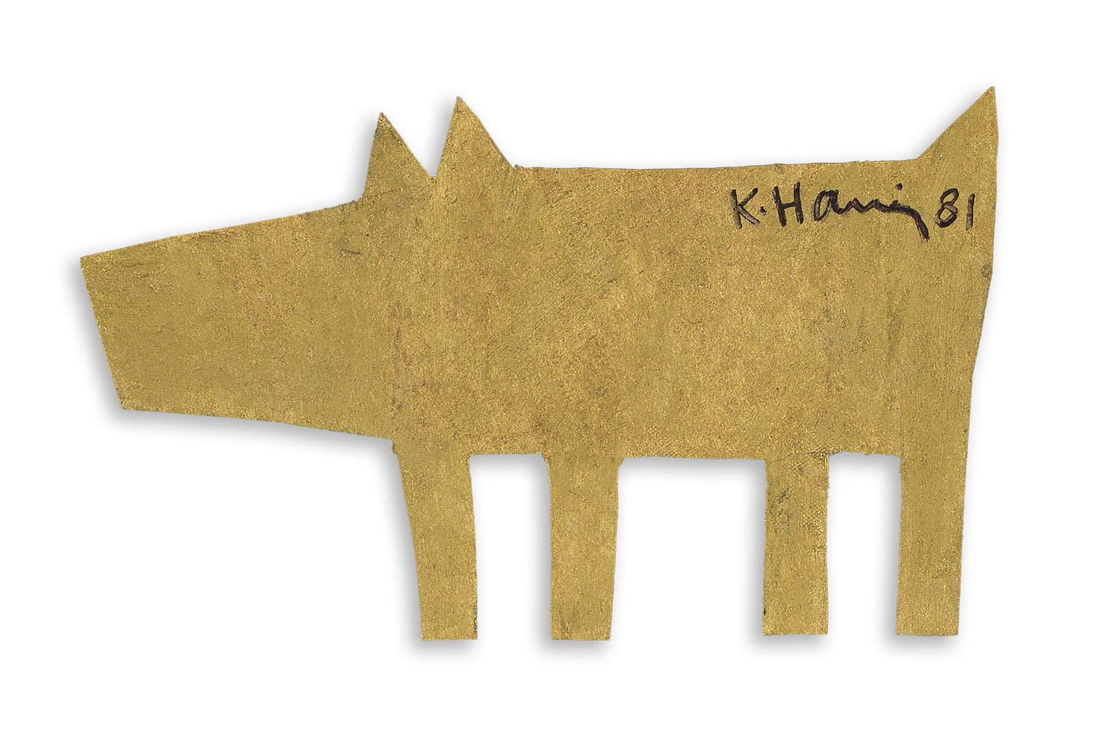 Keith Haring (1958-1990), Dog, 1981. (1 of 1)