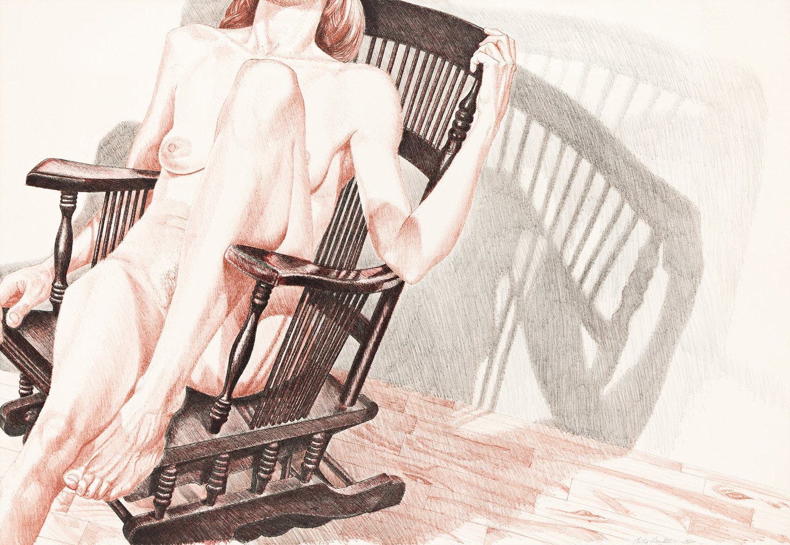 Philip Pearlstein (1924-2022), Nude with Rocker, 1977. (1 of 1)