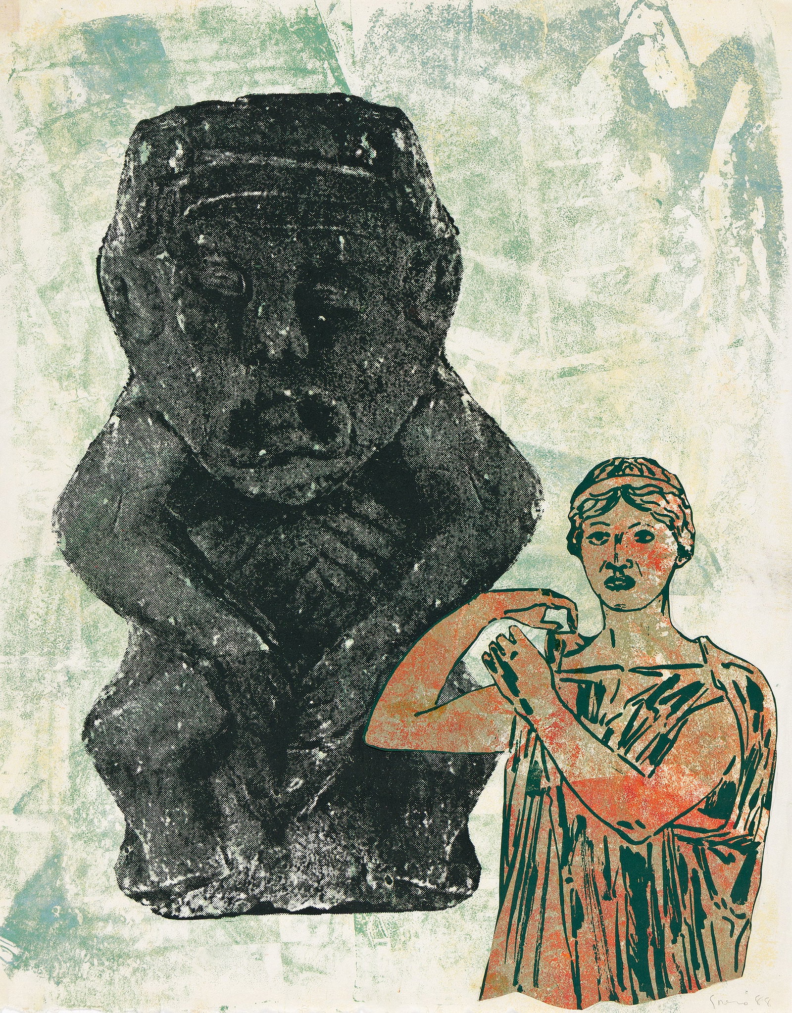 Nancy Spero (1925-2009), Untitled (Artemis), 1988. (1 of 1)