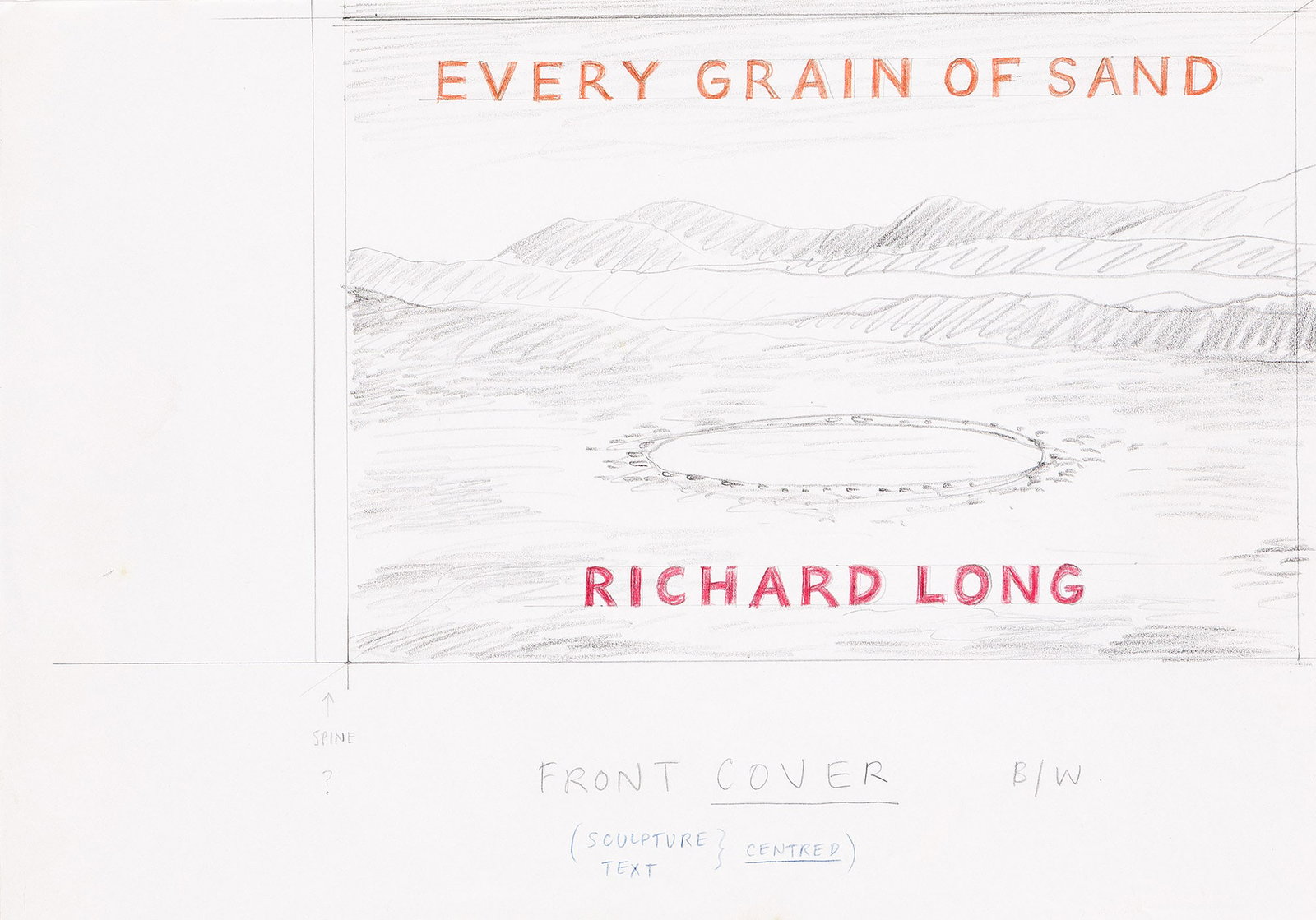 Richard Long (b. 1945), Maquette for Every Grain of Sand, circa 1998. (1 of 10)