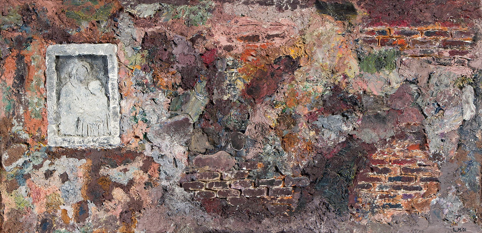 Lev Meshberg (1933-2007), Wall in Carrara, 2001. (1 of 1)