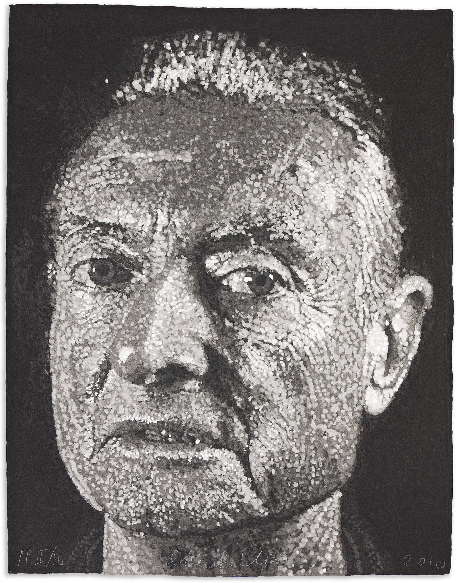 Chuck Close (1940-2021), Roy Paper/Pulp, 2010. (1 of 1)
