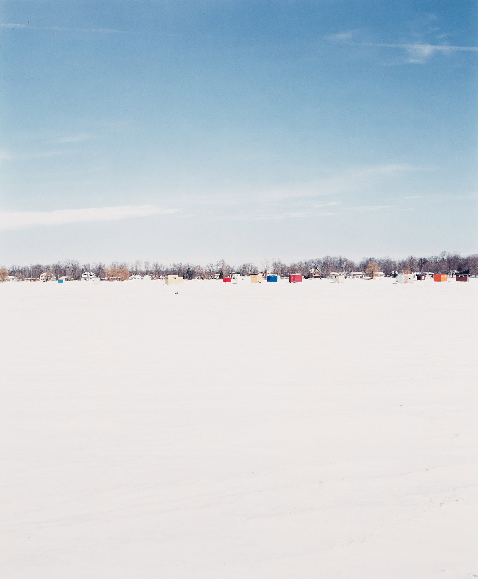 Catherine Opie (b. 1961), Untitled Ice Houses, 2001. (1 of 1)