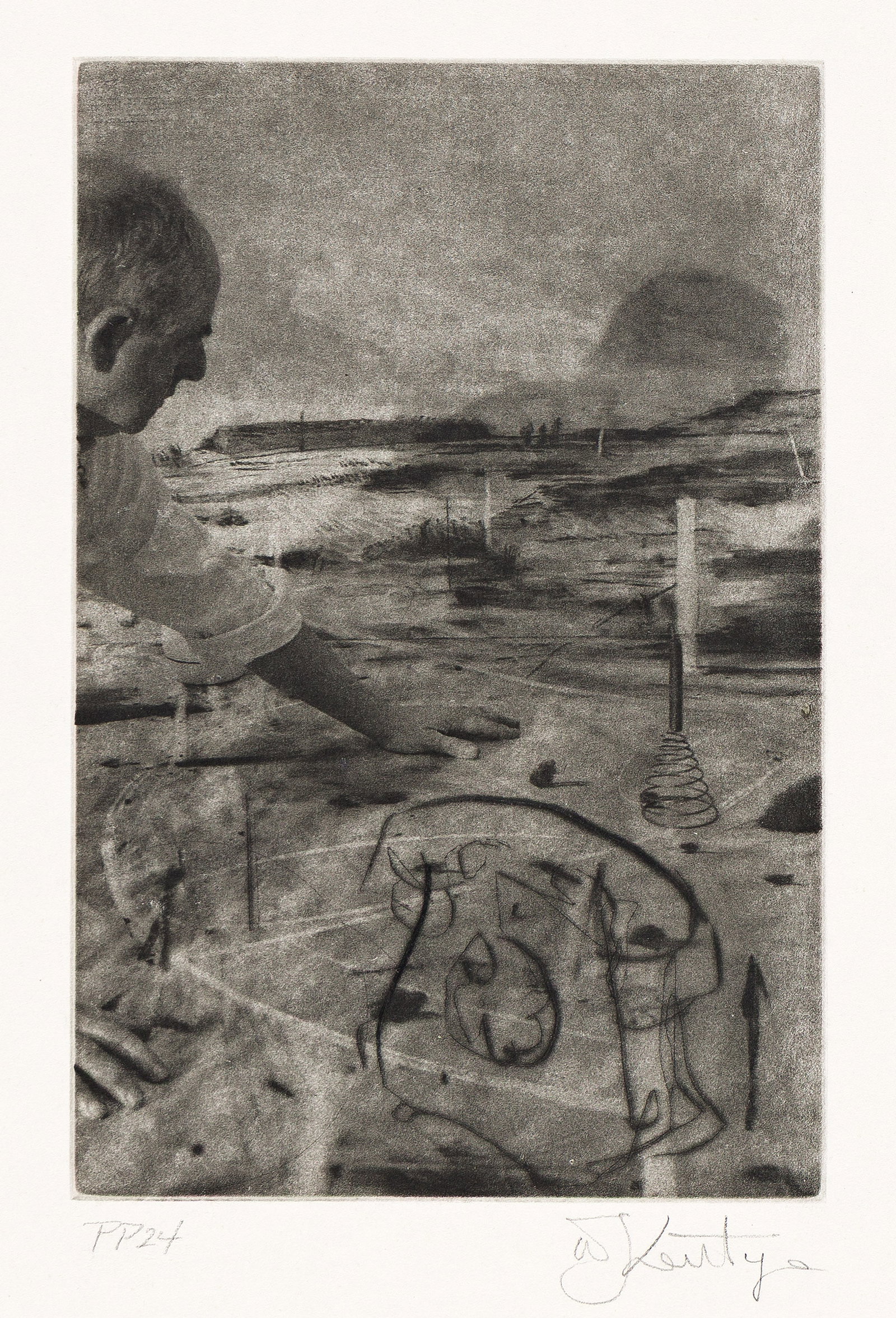 William Kentridge (b. 1955), Receiver, 2006. (1 of 4)