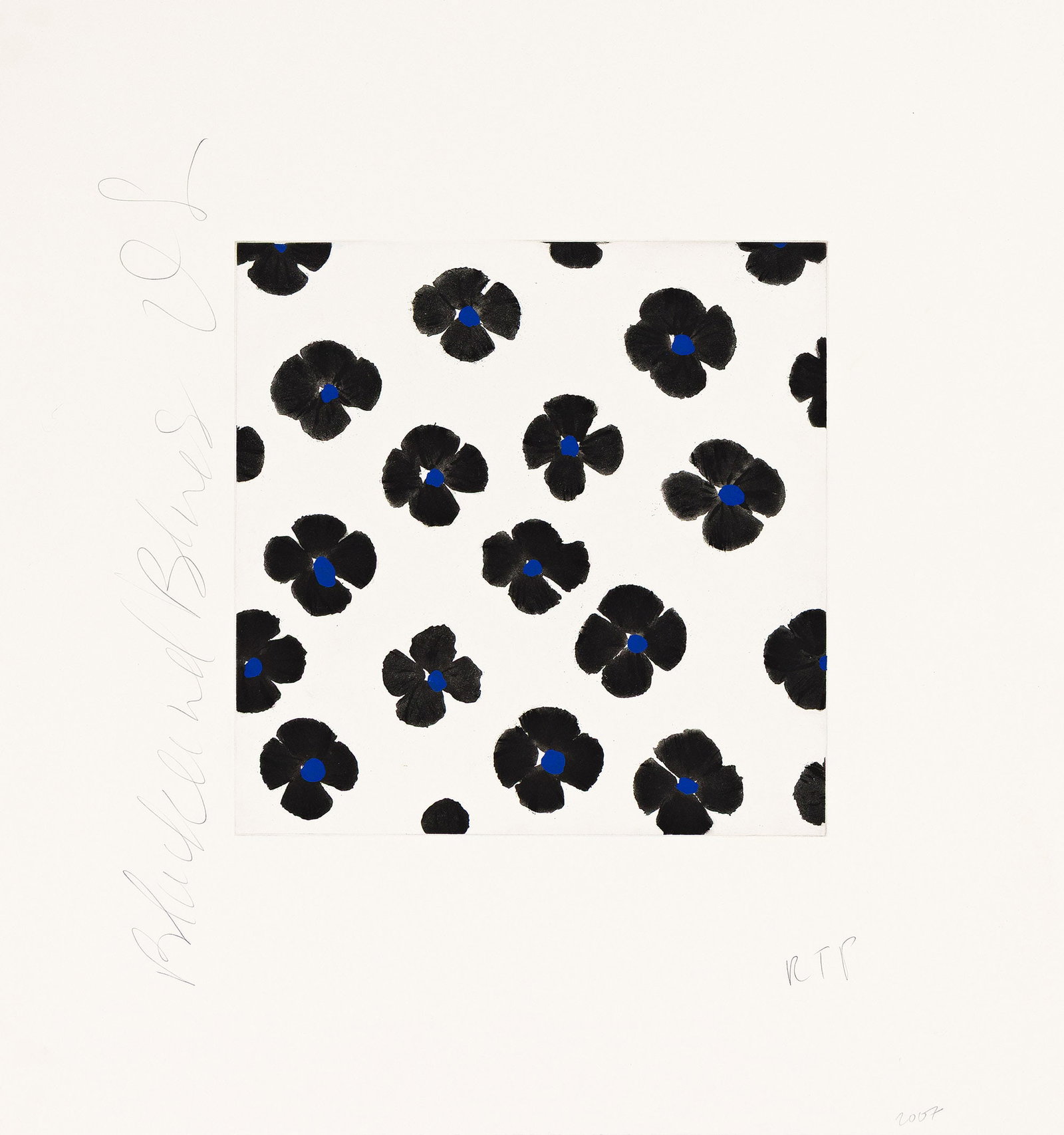 Donald Sultan (b. 1951), Black and Blues, 2007. (1 of 1)