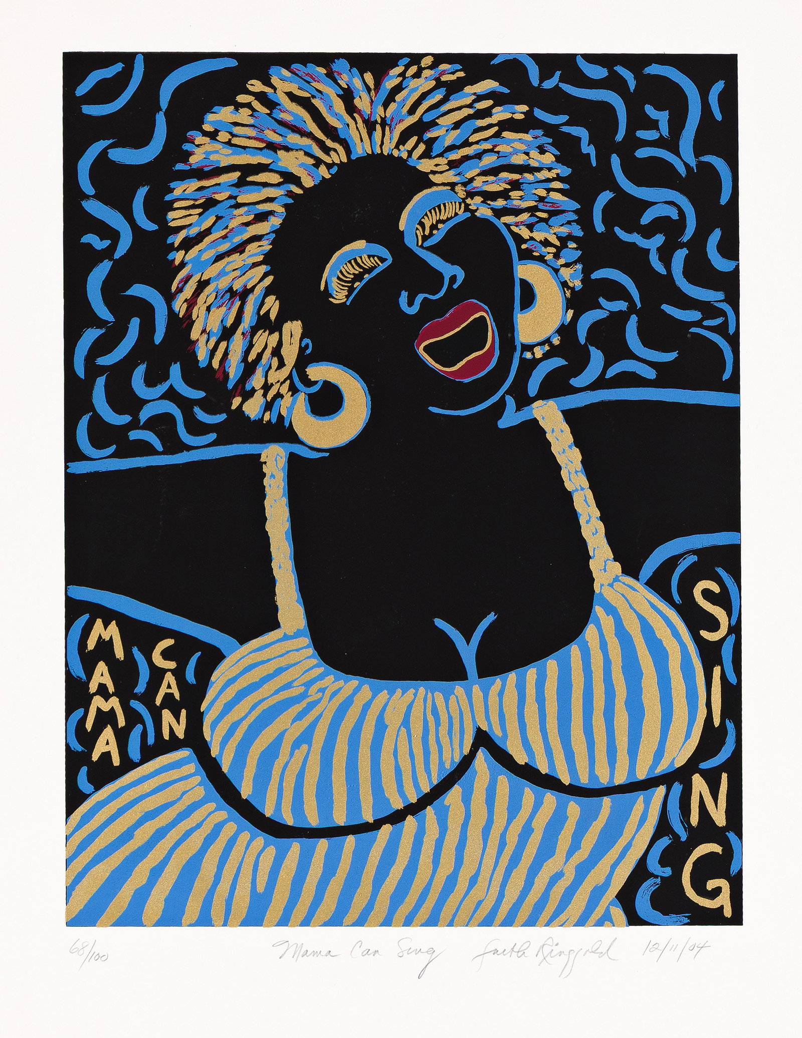 Faith Ringgold (1930-2024), Mama Can Sing, 2004. (1 of 1)