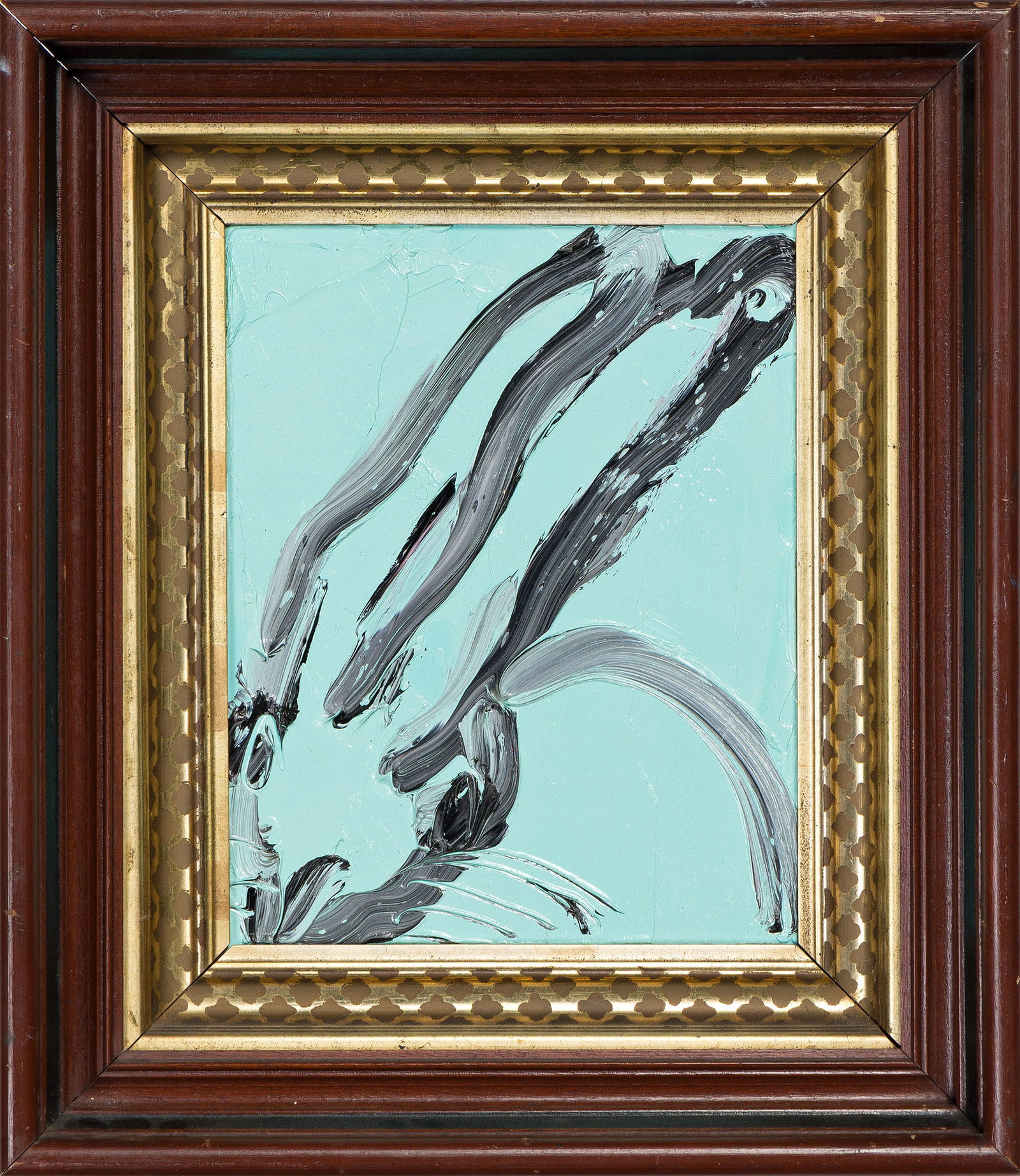 Hunt Slonem (b. 1951), Aqua, 2016. (1 of 2)