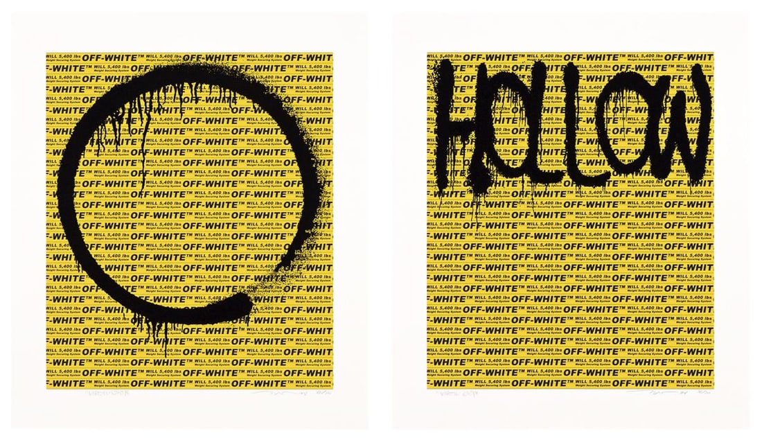Takashi Murakami & Virgil Bloch, Hollow Man and Kyoto Enso, 2018.: Takashi Murakami & Virgil Bloch Hollow Man and Kyoto Enso. Two color screenprints on wove paper, 2018. Both signed by the artists, dated, and numbered 78/300 and 68/300 in pencil, respectively, lo