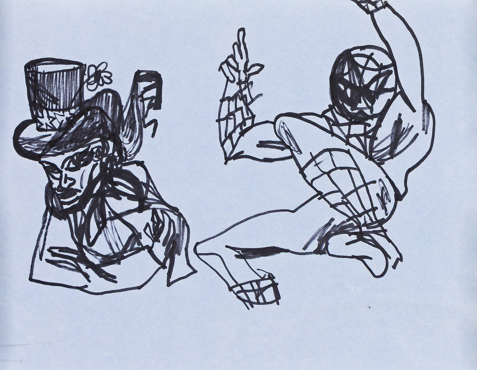 Eddie Martinez (b. 1977), Spider-Man. (1 of 1)