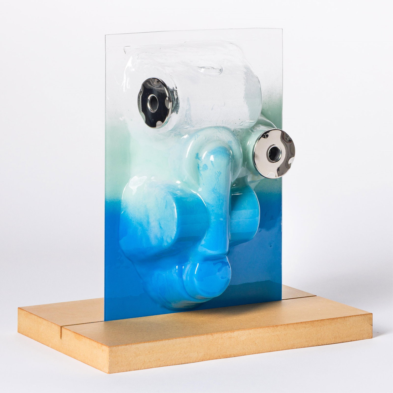 Mika Tajima (b. 1975), Death in the Afternoon (Blue/Celadon) 6, 2015. (1 of 3)