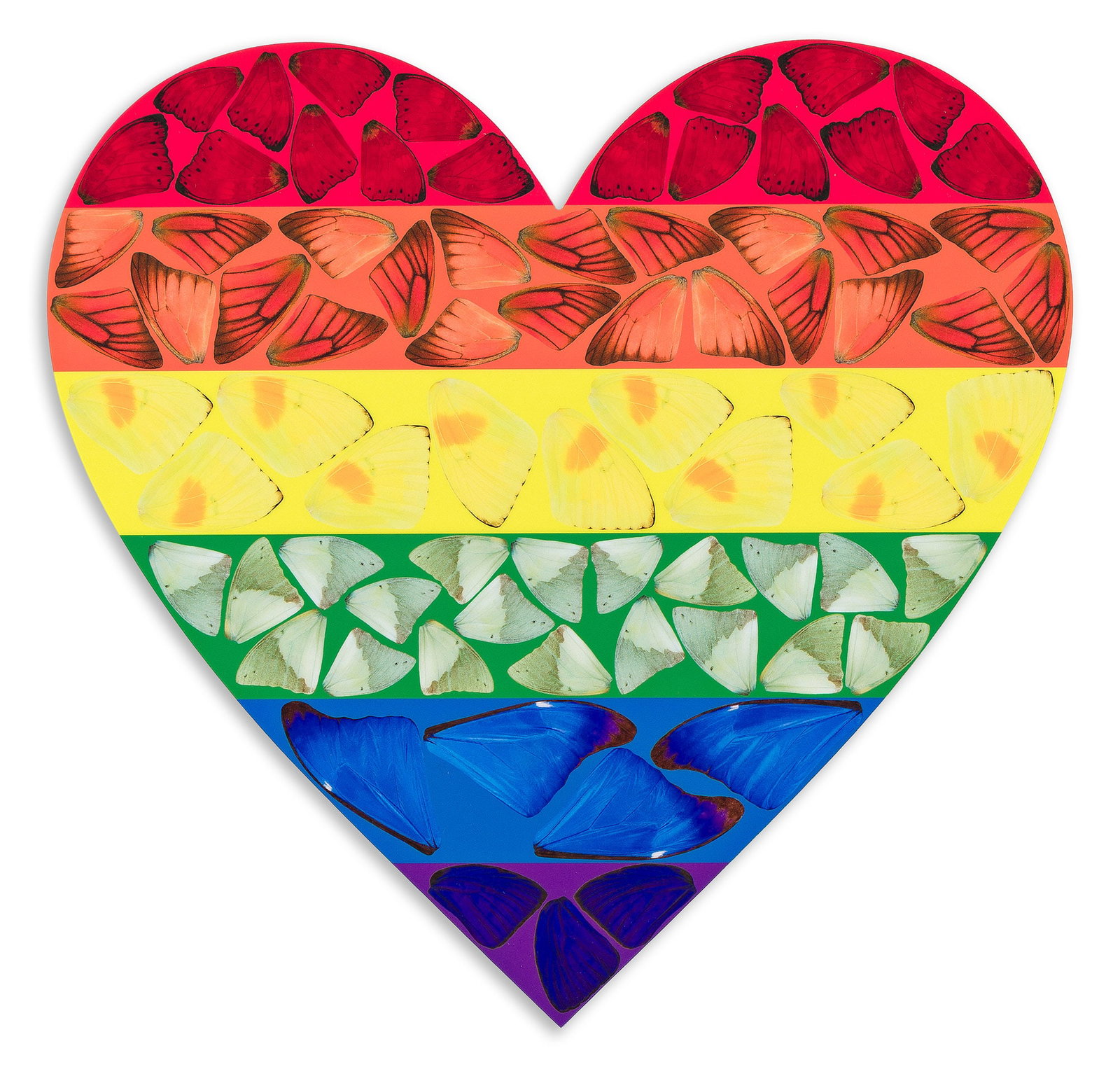 Damien Hirst (b. 1965), Butterfly Heart (Small), 2020. (1 of 1)
