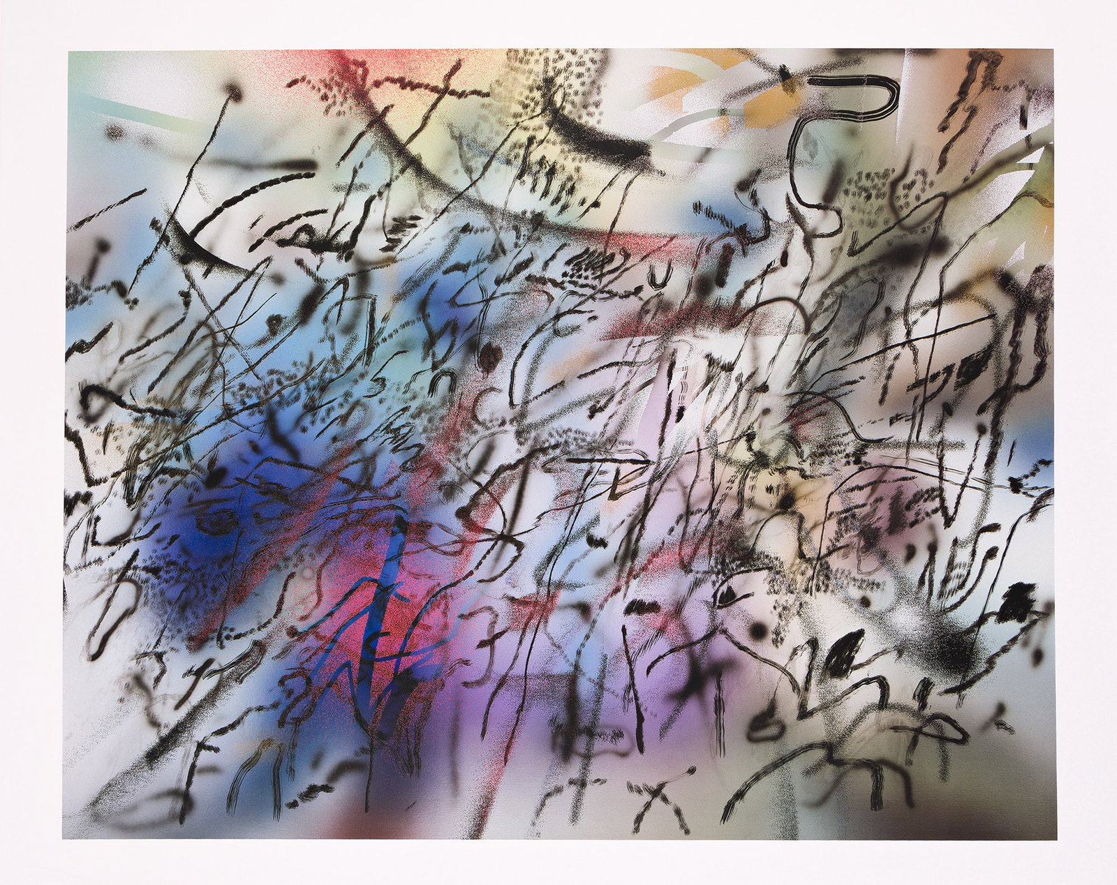Julie Mehretu (b. 1970), Among the Multitude III, 2022. (1 of 2)