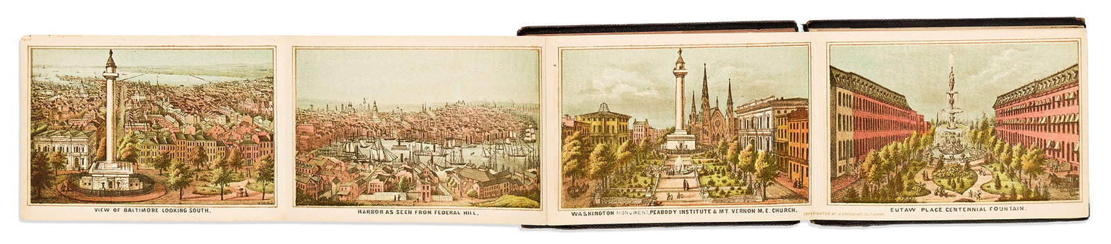 (BALTIMORE.) A. Sachse & Co.; and W.E.C. Harrison. Panoramic Views of Baltimore. Baltimore, 1880 (1 of 1)