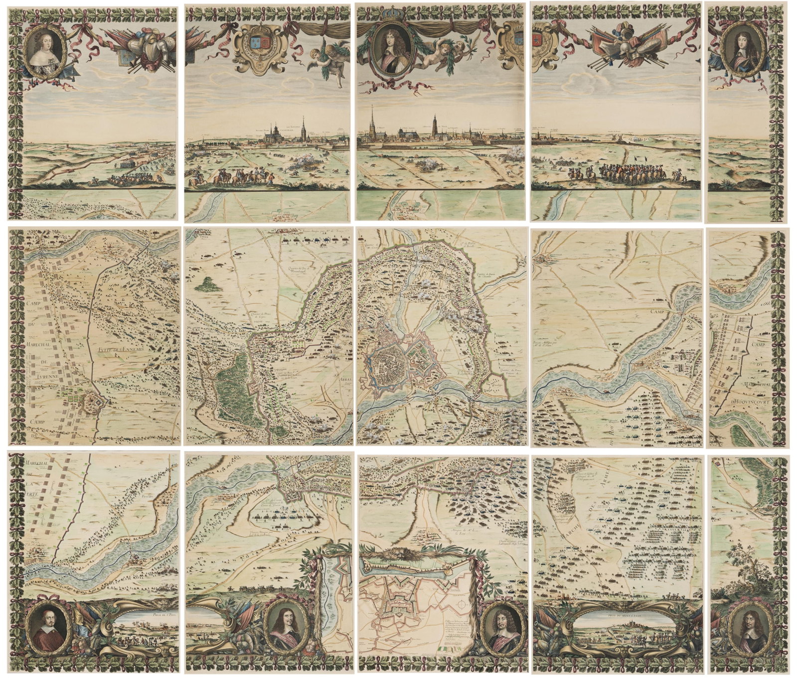 (FRANCO-SPANISH WAR.) Sebastien de Beaulieu; and Charles-Nicolas Cochin, engraver. Modern re-strike (1 of 1)