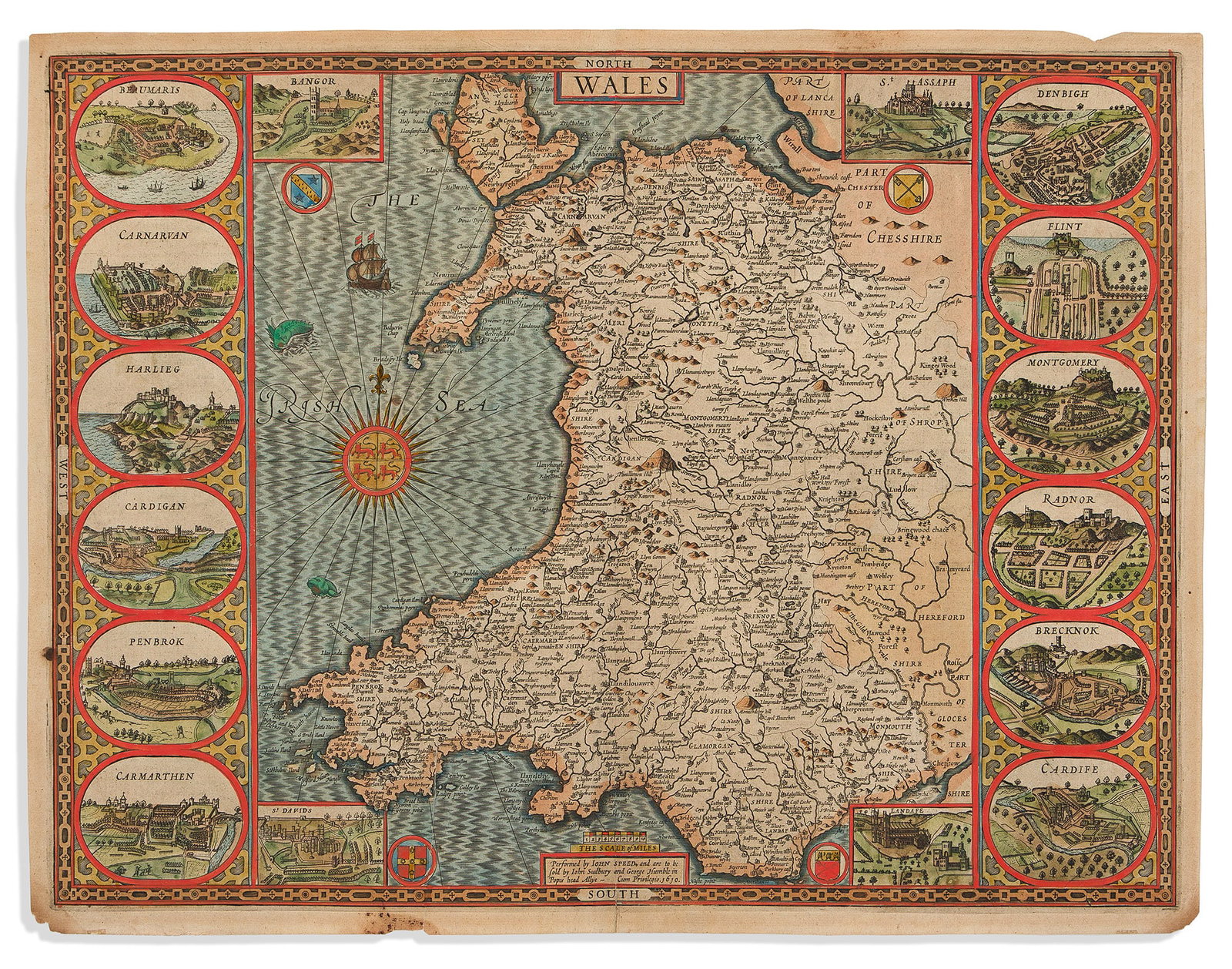 (WALES.) John Speed. Wales. London, [1612] (1 of 1)