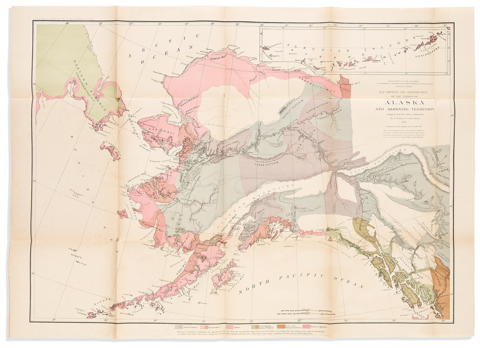 (ALASKA -- PACIFIC NORTHWEST.) Department of the Interior, U.S. Geographical and Geological Survey. (1 of 2)