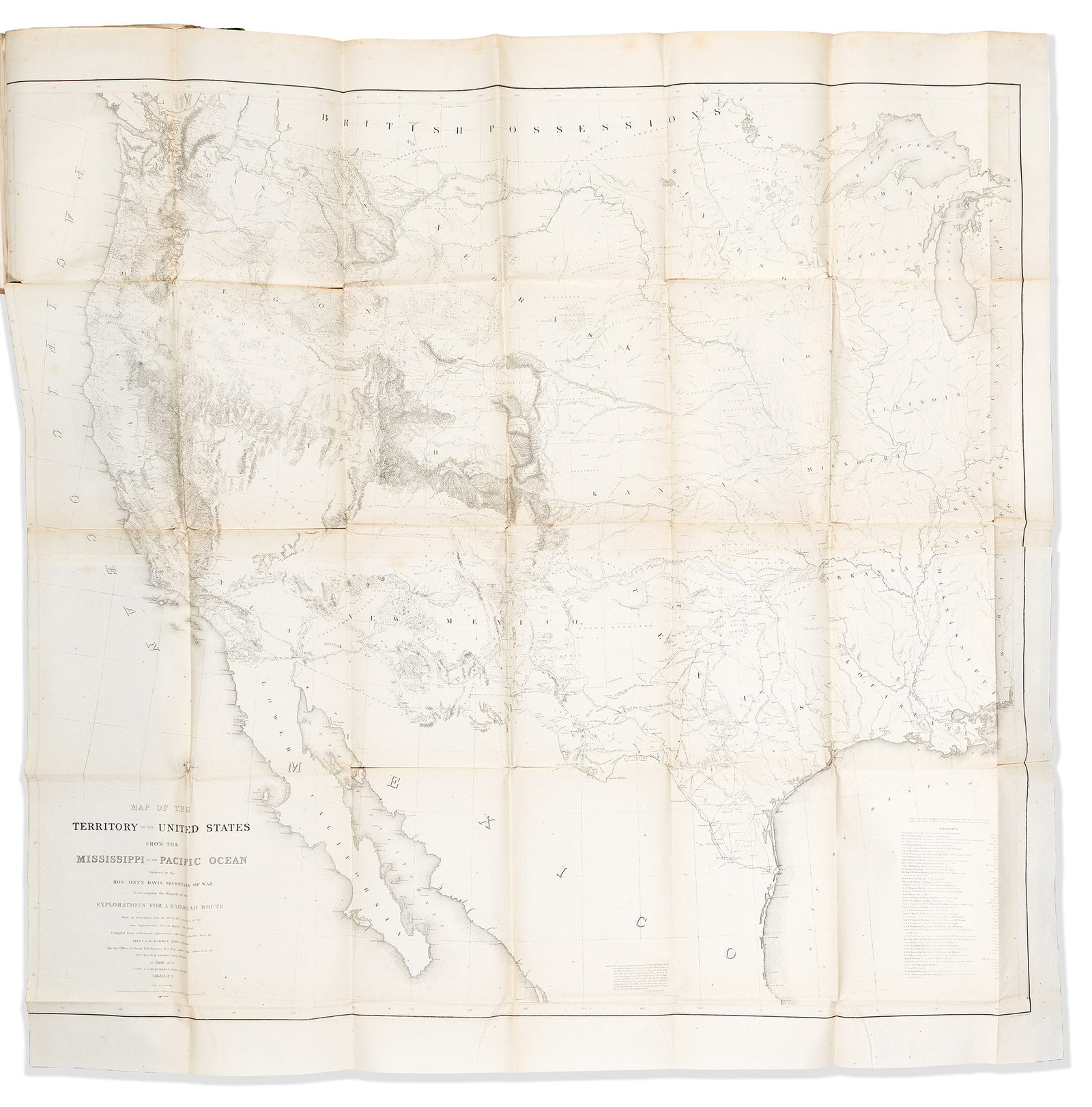 (AMERICAN WEST.) [Volume 9]. Reports of Explorations and Surveys, to Ascertain the Most Practicable: (AMERICAN WEST.) [Volume 9]. Reports of Explorations and Surveys, to Ascertain the Most Practicable and Economical Route for a Railroad from the Mississippi River to the Pacific Ocean. Washington, D.C