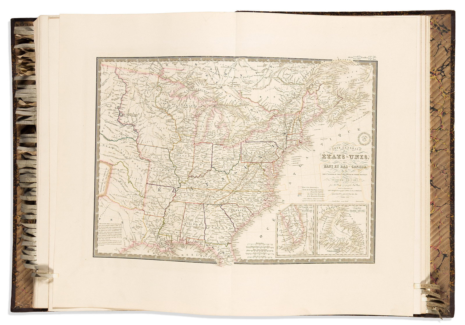 (ATLAS.) Adrien Hubert Brue. Atlas Universel de Geographie. Paris, 1840s (1 of 1)
