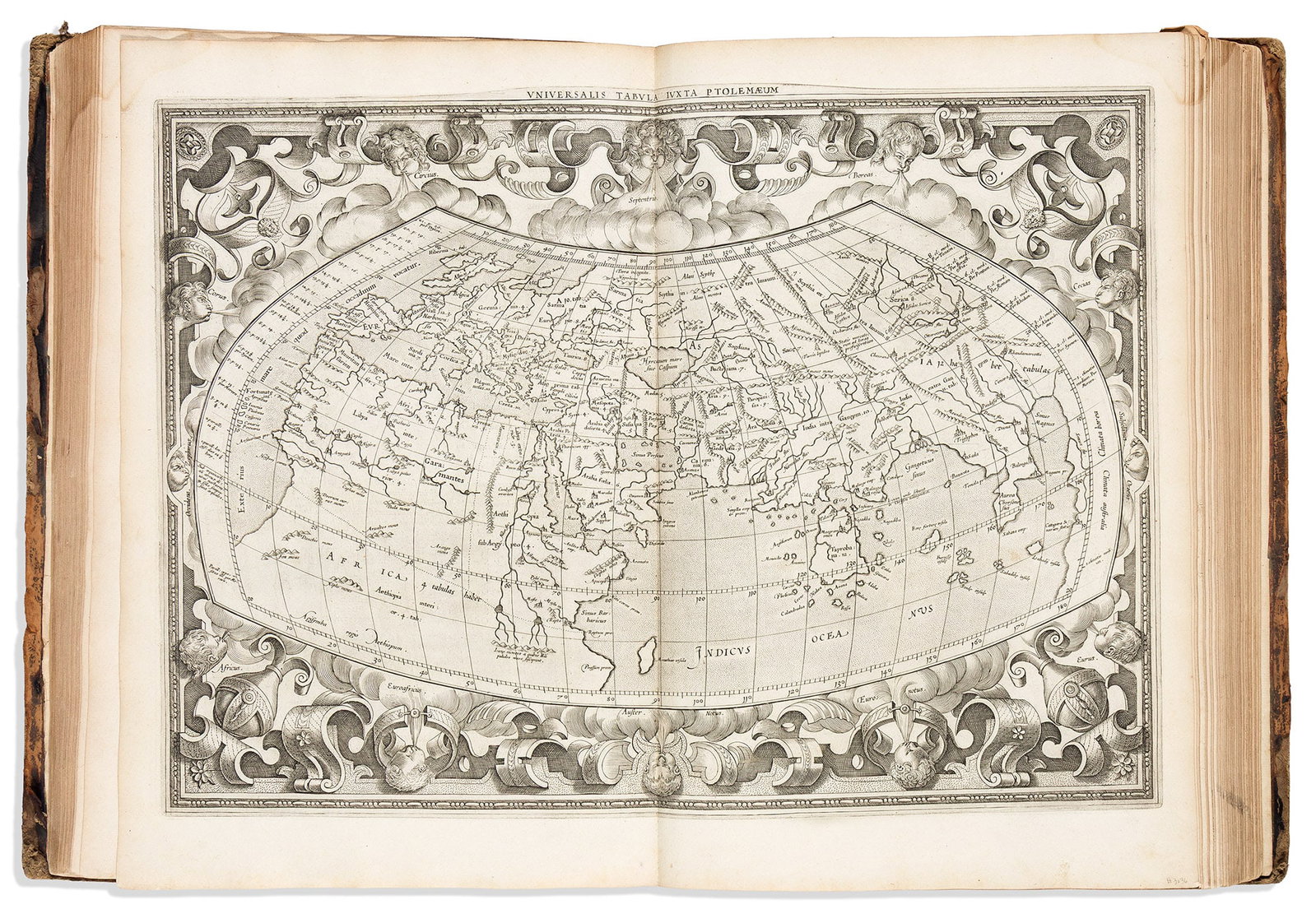 (GEOGRAPHY -- ANTIQUITY.) Petrus Bertius Theatri Geographiae Veteris Tomus Prior in quo Cl. Ptol.: (GEOGRAPHY -- ANTIQUITY.) Petrus Bertius. Theatri Geographiae Veteris Tomus Prior in quo Cl. Ptol. Alexandrini Geographiae Libri VIII. Leiden and Amsterdam: Jodocus Hondius, 1618-1619 2 illustrated ti