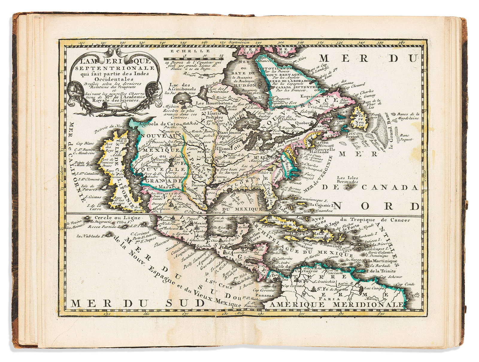 (GEOGRAPHY.) Hendrik de Leth. Nouvel Atlas Geographique & Historique pour l'Etude Facile de la (1 of 2)