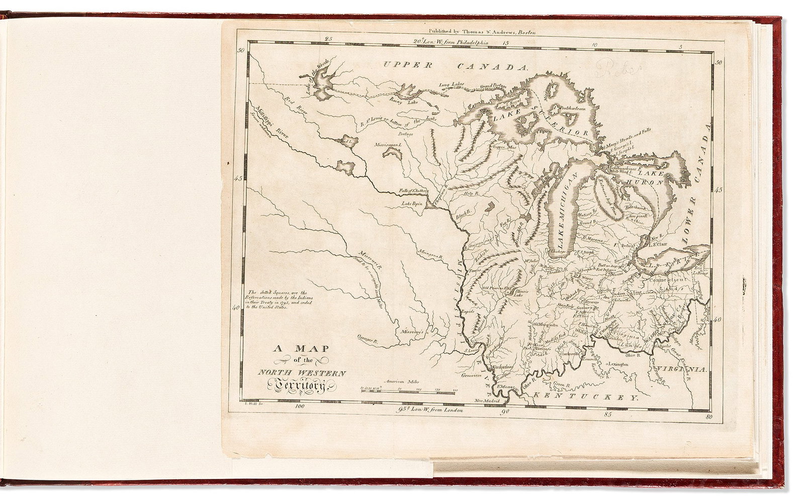 (GEOGRAPHY.) [Jedidiah Morse]. [American Geography]. Boston: Thomas & Andrews, circa 1800 (1 of 3)