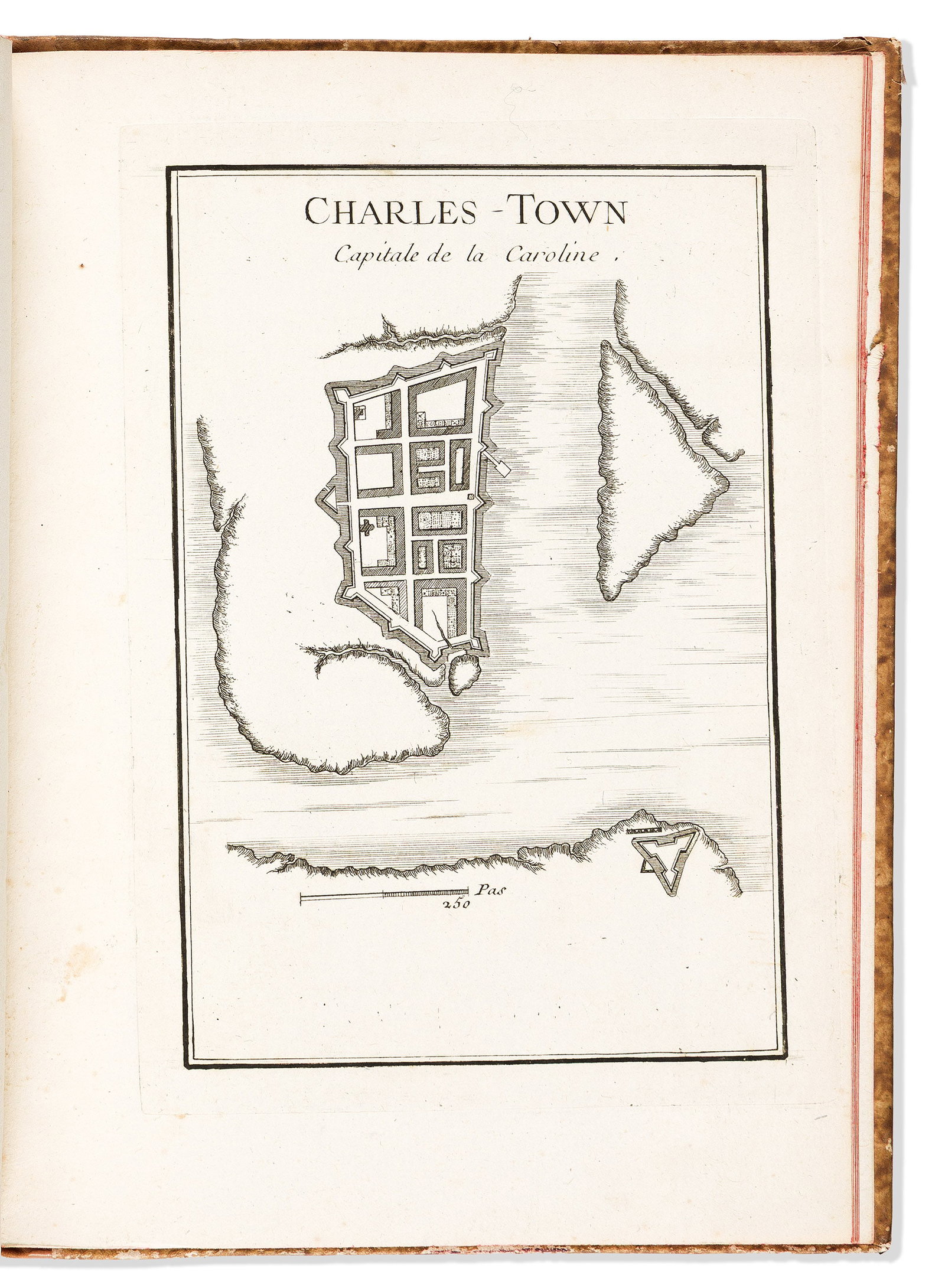 (HARBOR PLANS -- NORTH AMERICAN.) George-Louis Le Rouge. Recueil des Plans de L'Amerique (1 of 2)