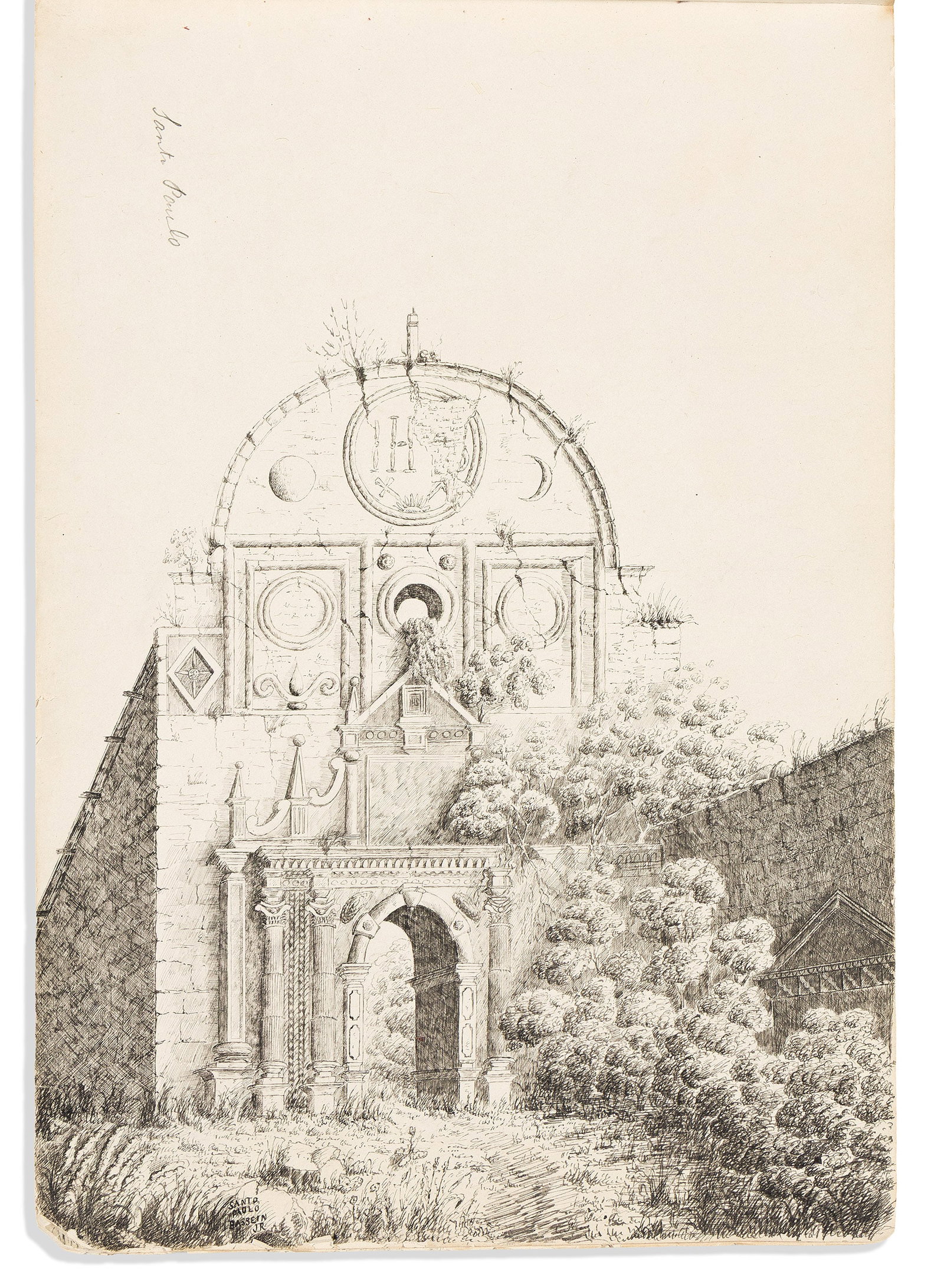 (INDIA.) [Sketches in India from Colonel Russell's Collection]. India, circa 1830s-1840s (1 of 4)