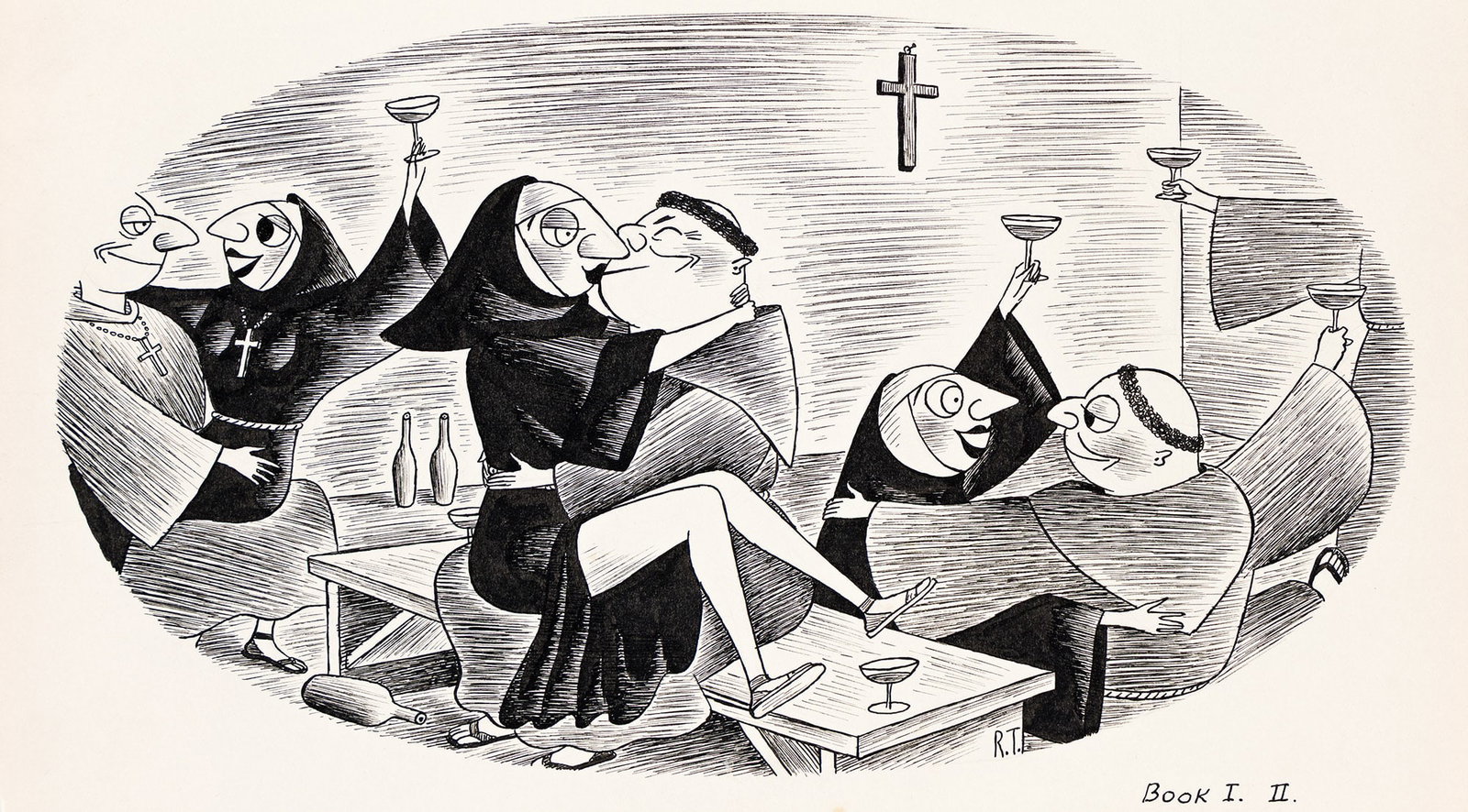 Richard Taylor, (1902-1970), Illustration for Book I. II. Circa 1932. (1 of 2)