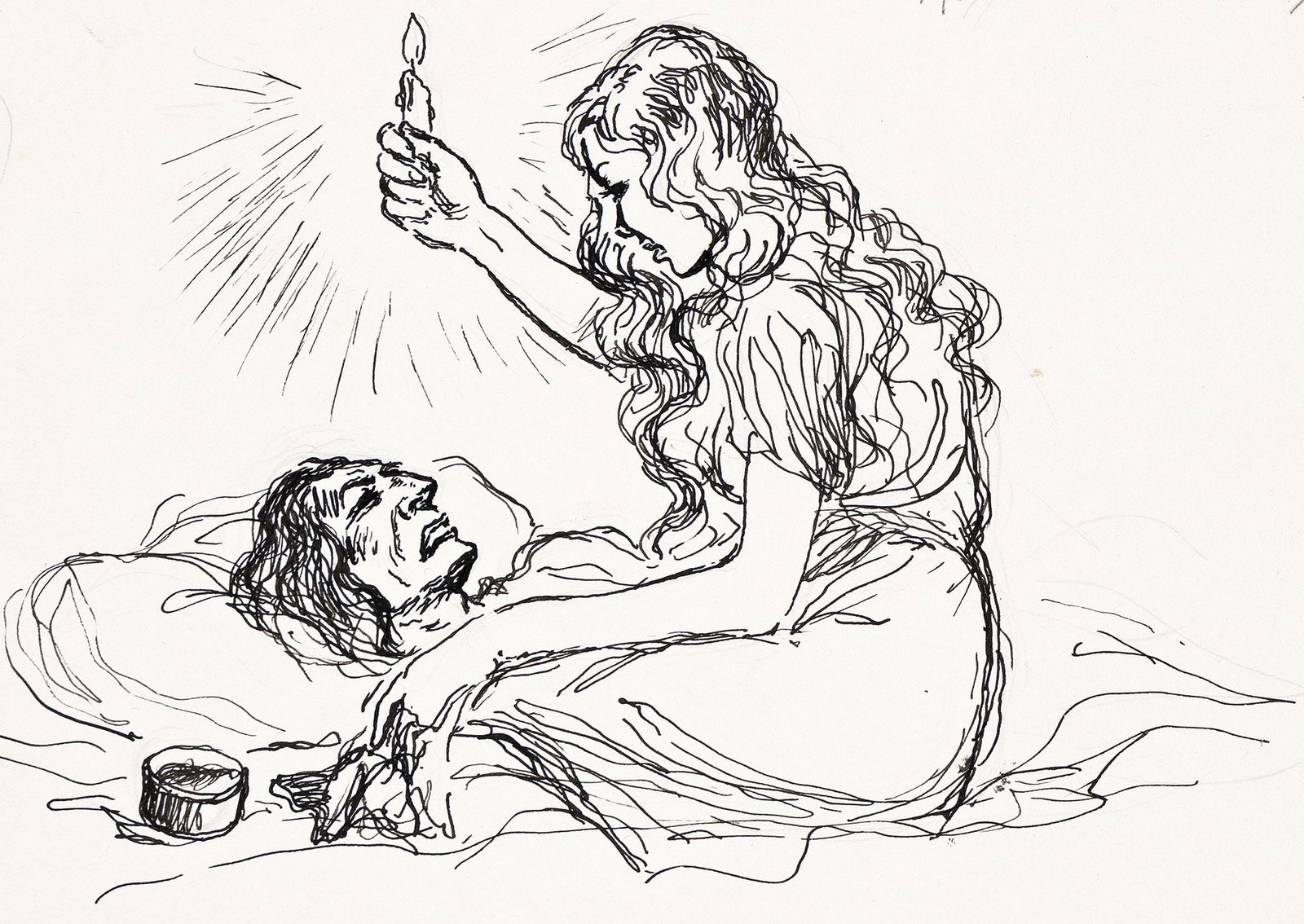 James Sylvester Holland, (1905-1996), 21 illustrations for The Robber Bridegroom. 1944. (1 of 4)