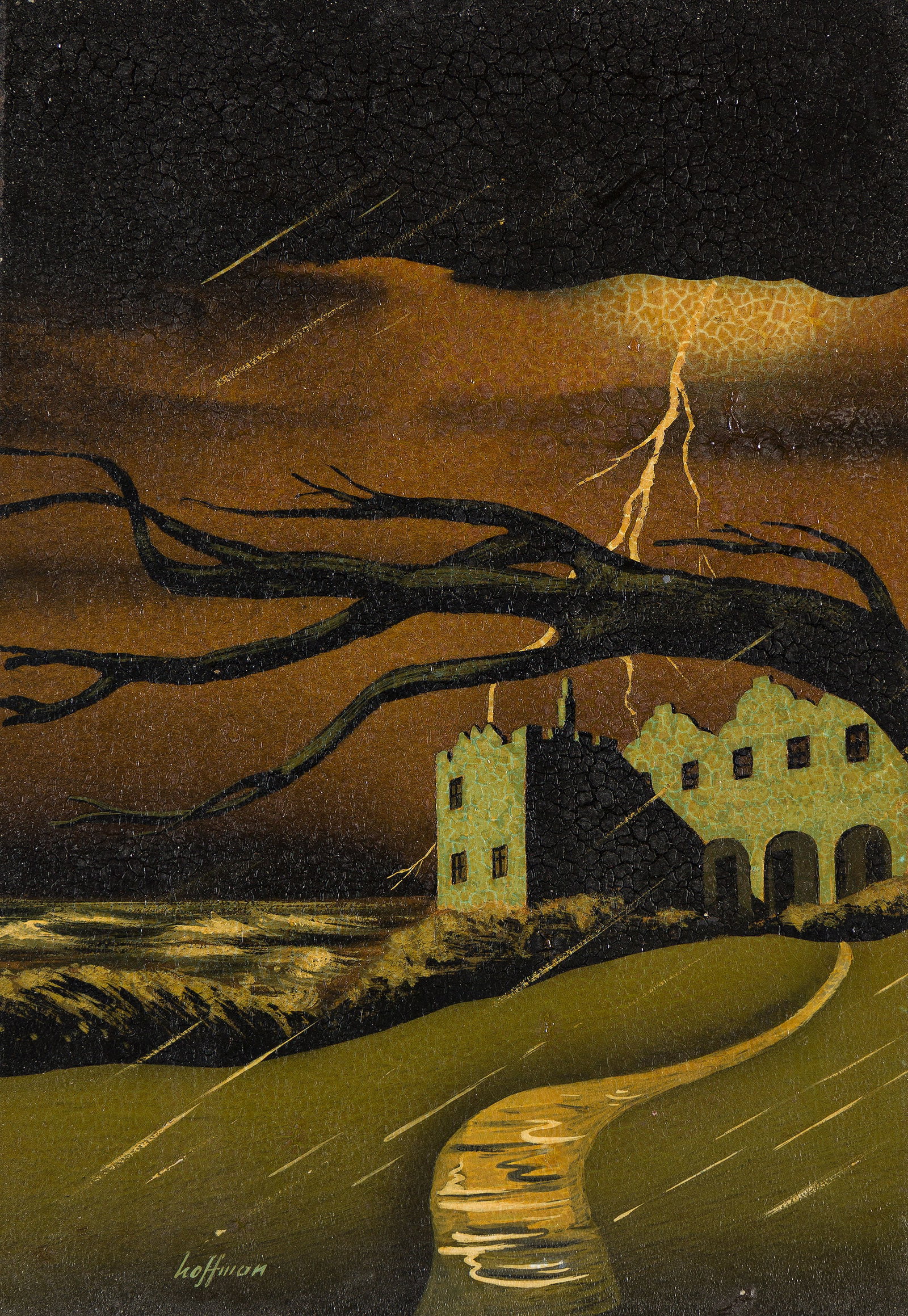H. Lawrence Hoffman, (1911-1977), Stormy Manderley Estate. 1943. (1 of 2)