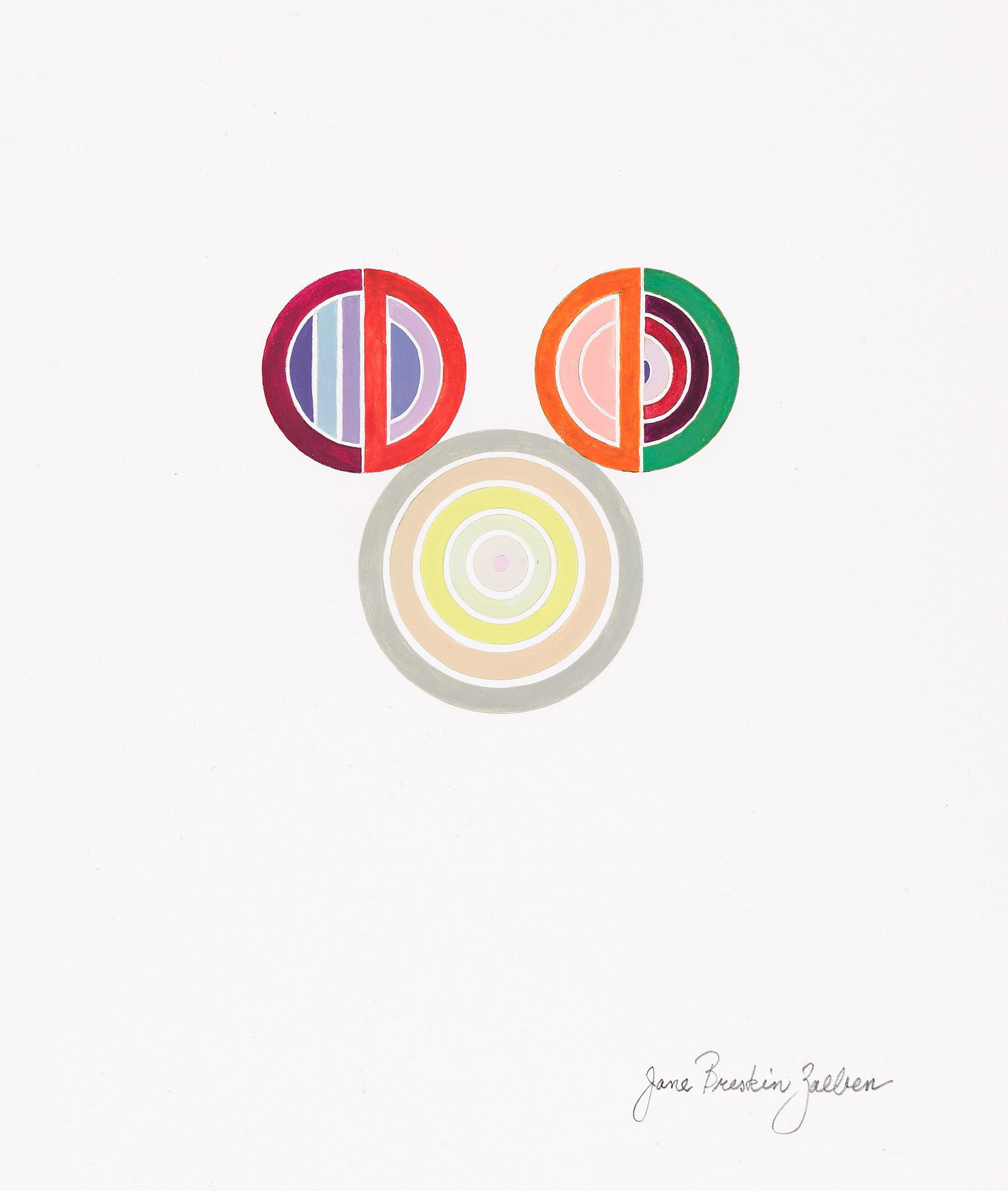 Jane Breskin Zalben, (b. 1950), Janson riffing on Frank Stella. 2012. (1 of 1)