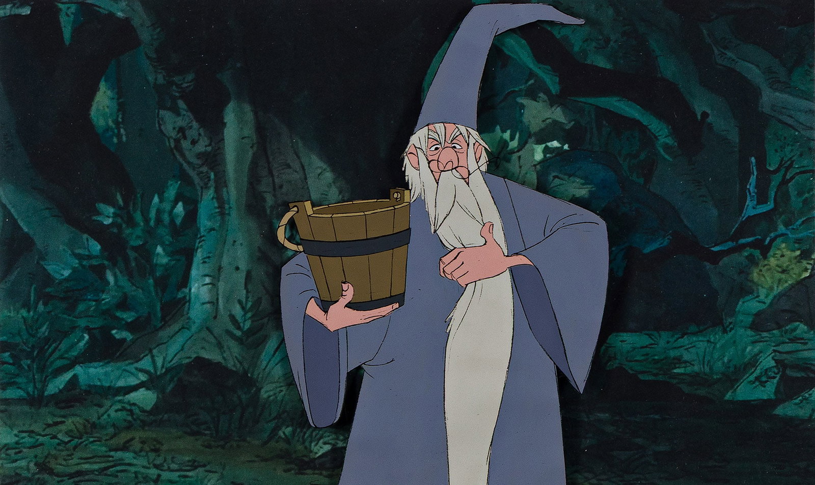 Walt Disney Studios, The Sword in the Stone, Merlin animation production cel. 1963. (1 of 2)