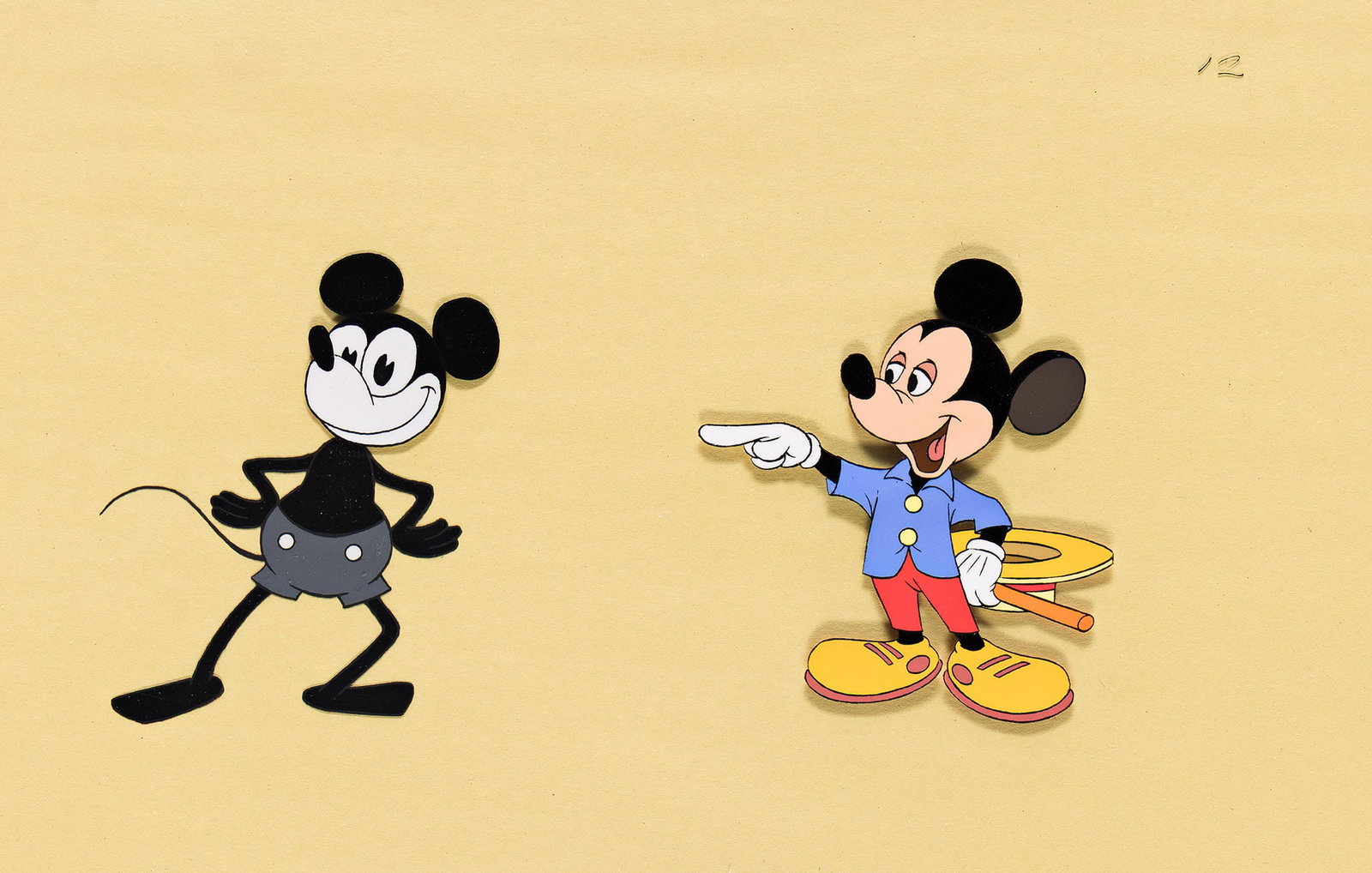 Walt Disney Studios, "The Old vs. New" The Mickey Mouse Anniversary Show. 1968. (1 of 1)
