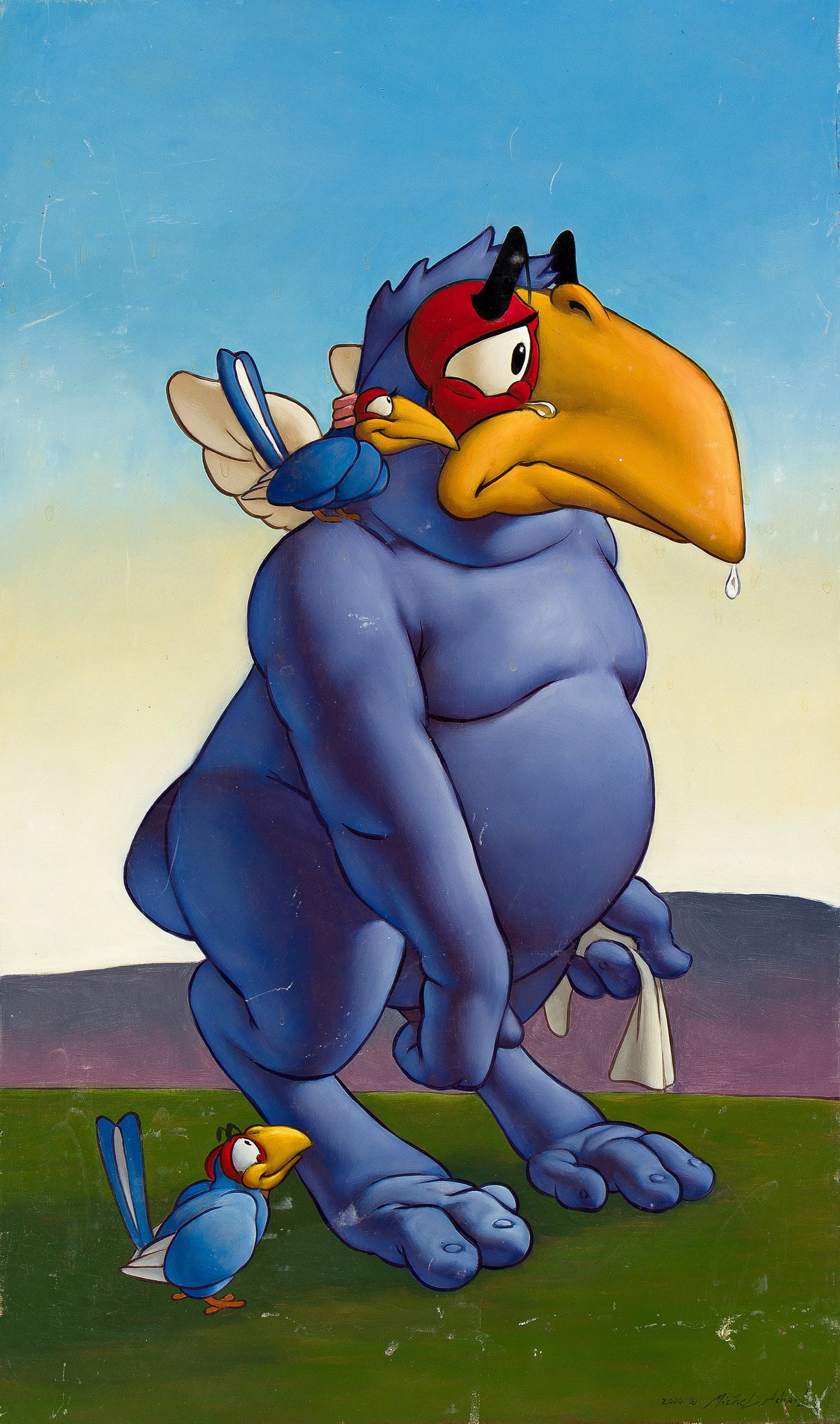 Michael Achard, (dates unknown), Wings of Gogluck, Nunki, French BD illustration. 2000. (1 of 1)