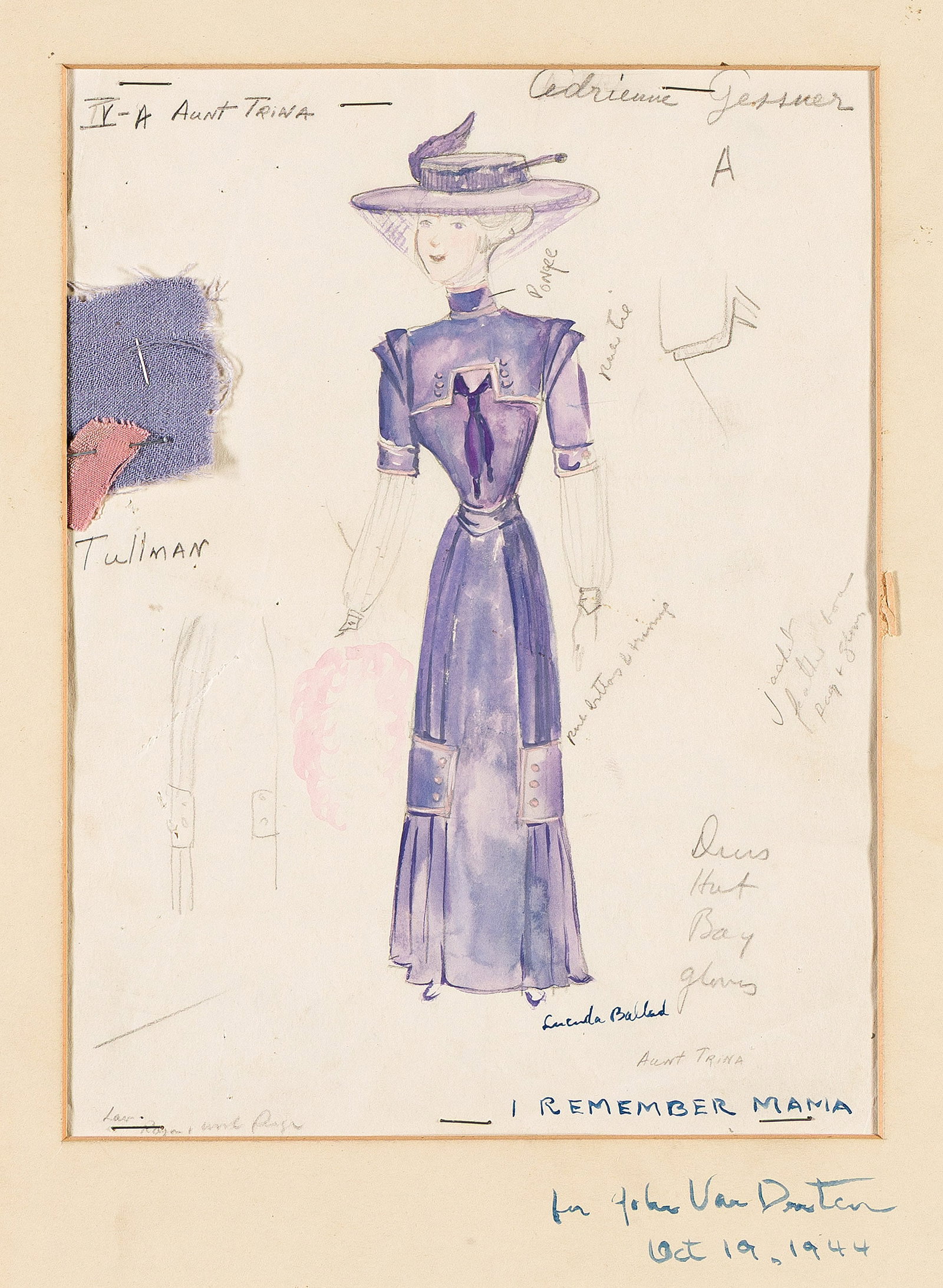 Lucinda Ballard, (1906-1993), Aunt Trina. 1944. (1 of 1)
