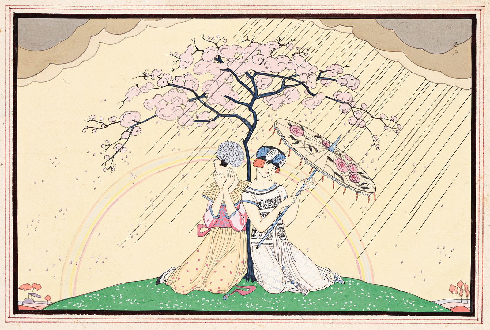 Georges Barbier, (1882-1932), L'Arc-en-Ciel. 1924. (1 of 1)